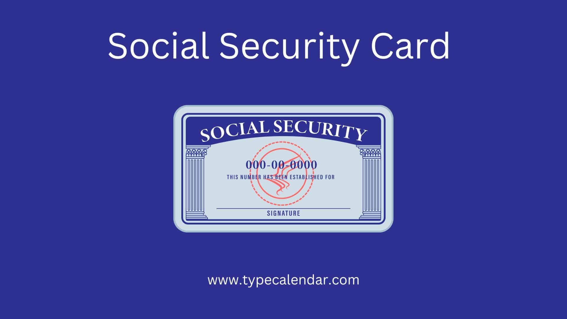 15 Free Social Security Card Templates Blank Fake 