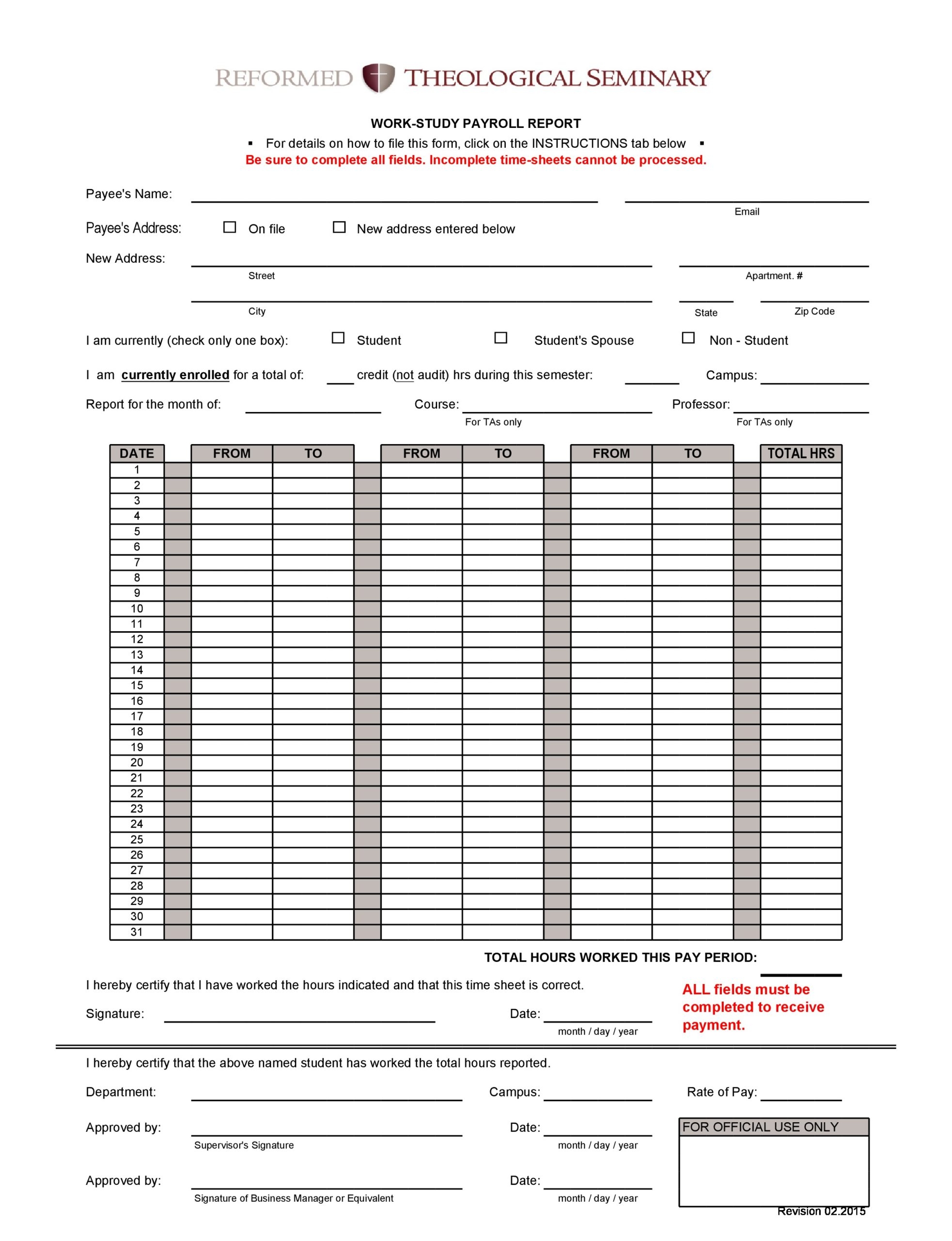 40 Free Payroll Report Templates Excel Word TemplateLab 40 Free Payroll Report Templates Excel Word TemplateLab