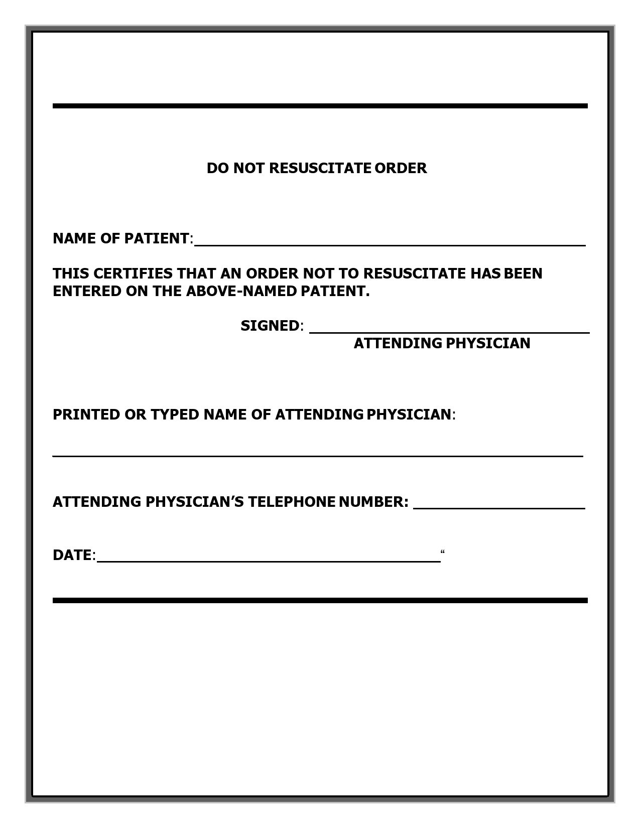 43 Printable Do Not Resuscitate Forms All States TemplateLab 43 Printable Do Not Resuscitate Forms All States TemplateLab