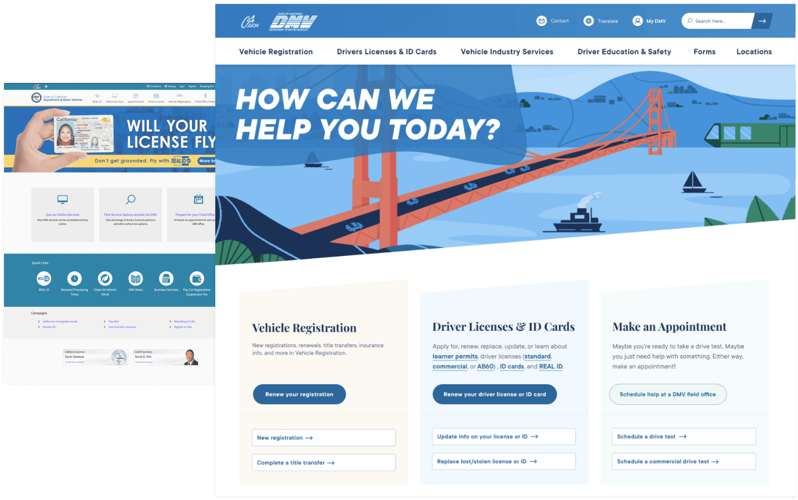 California DMV Website Transformation 10up California DMV Website Transformation 10up