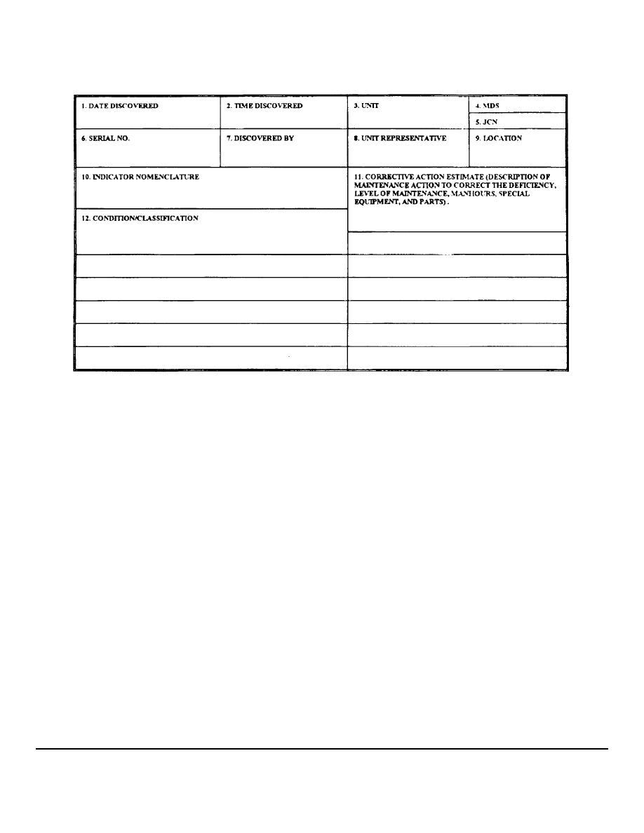 DISCREPANCY SUMMARY FORM