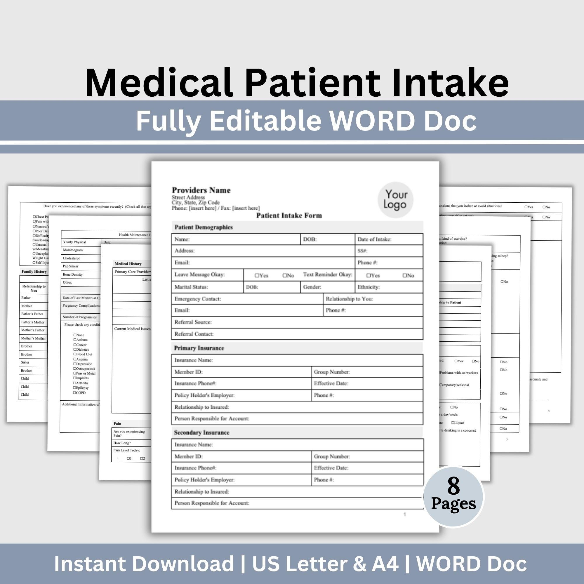 Printable Free Medical Forms