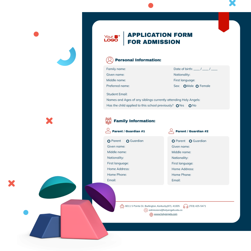 Printable Form Templates To Customize Visme