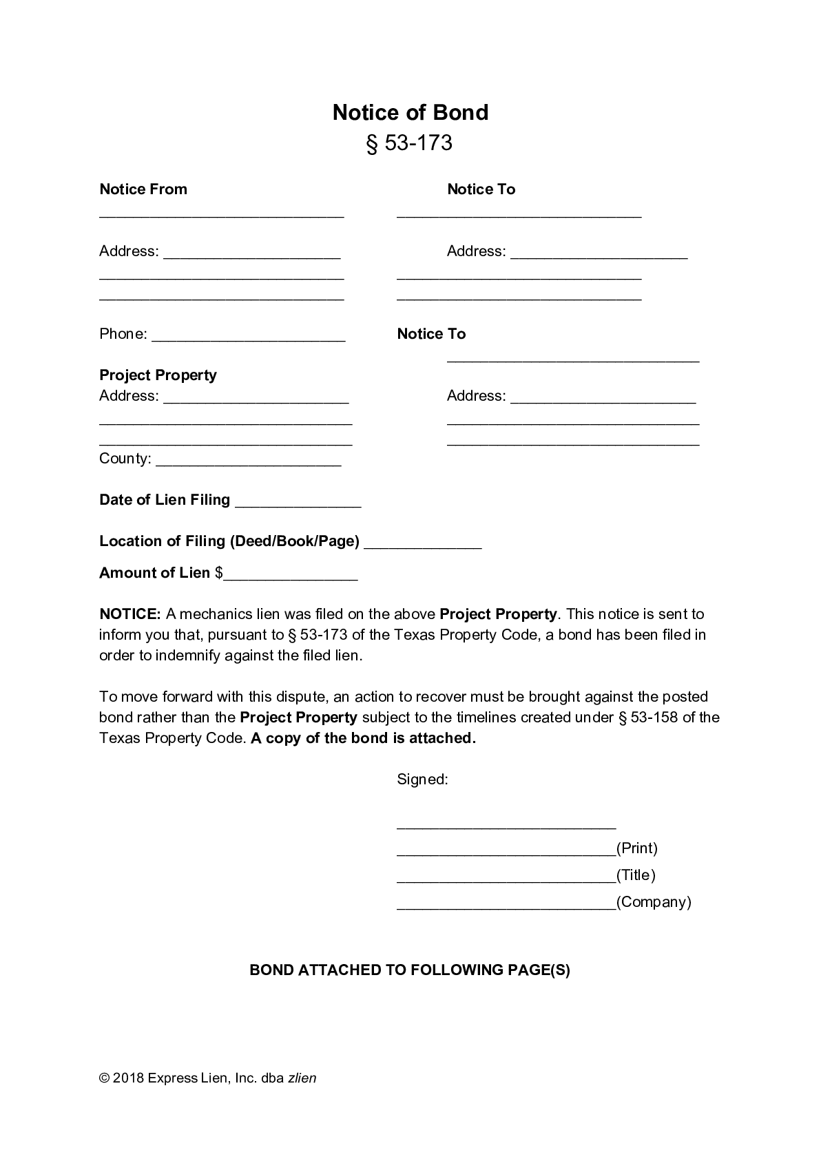 Texas De 964 Printable Form