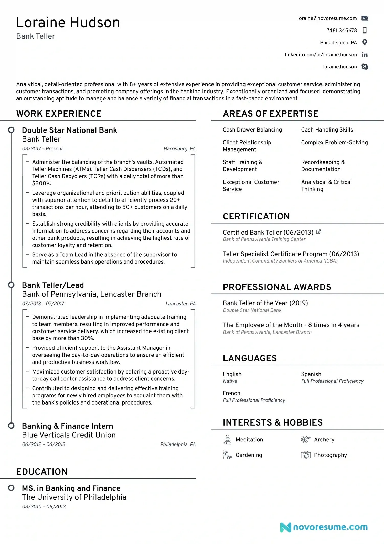 10 Blank Resume Templates You Can Use Today Download 10 Blank Resume Templates You Can Use Today Download