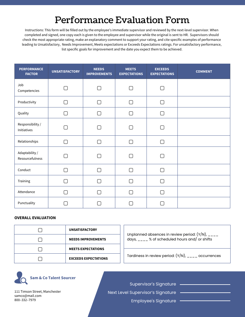 10 Employee Evaluation Templates To Sail Through Review Season