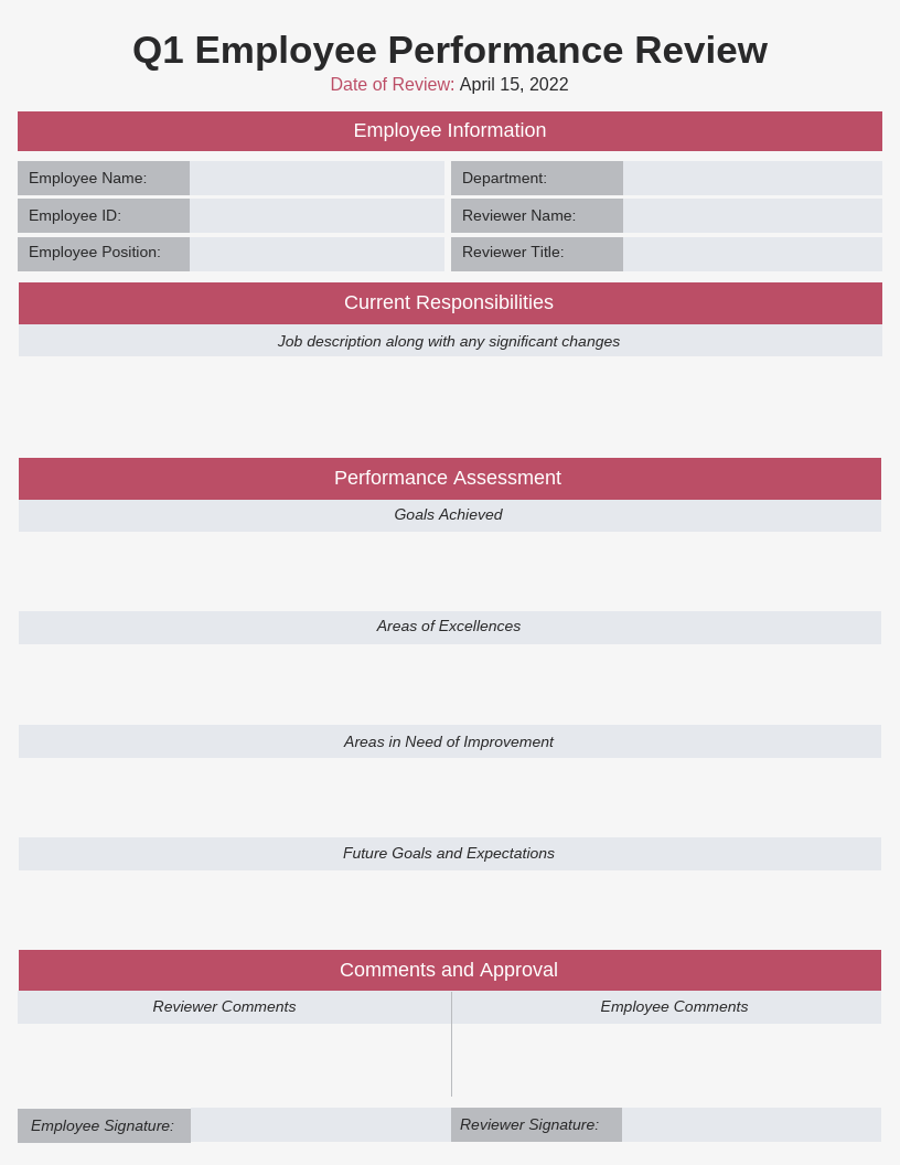10 Employee Evaluation Templates To Sail Through Review Season
