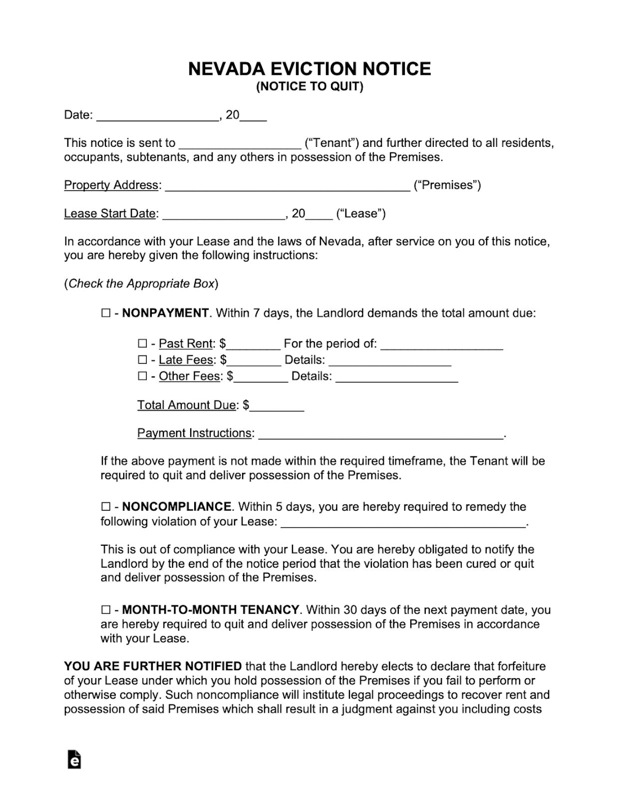 10 Free Landlord Documents And Forms Downloadable Templates 10 Free Landlord Documents And Forms Downloadable Templates