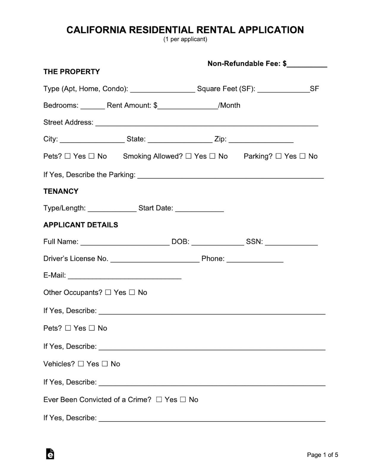 10 Free Landlord Documents And Forms Downloadable Templates 10 Free Landlord Documents And Forms Downloadable Templates