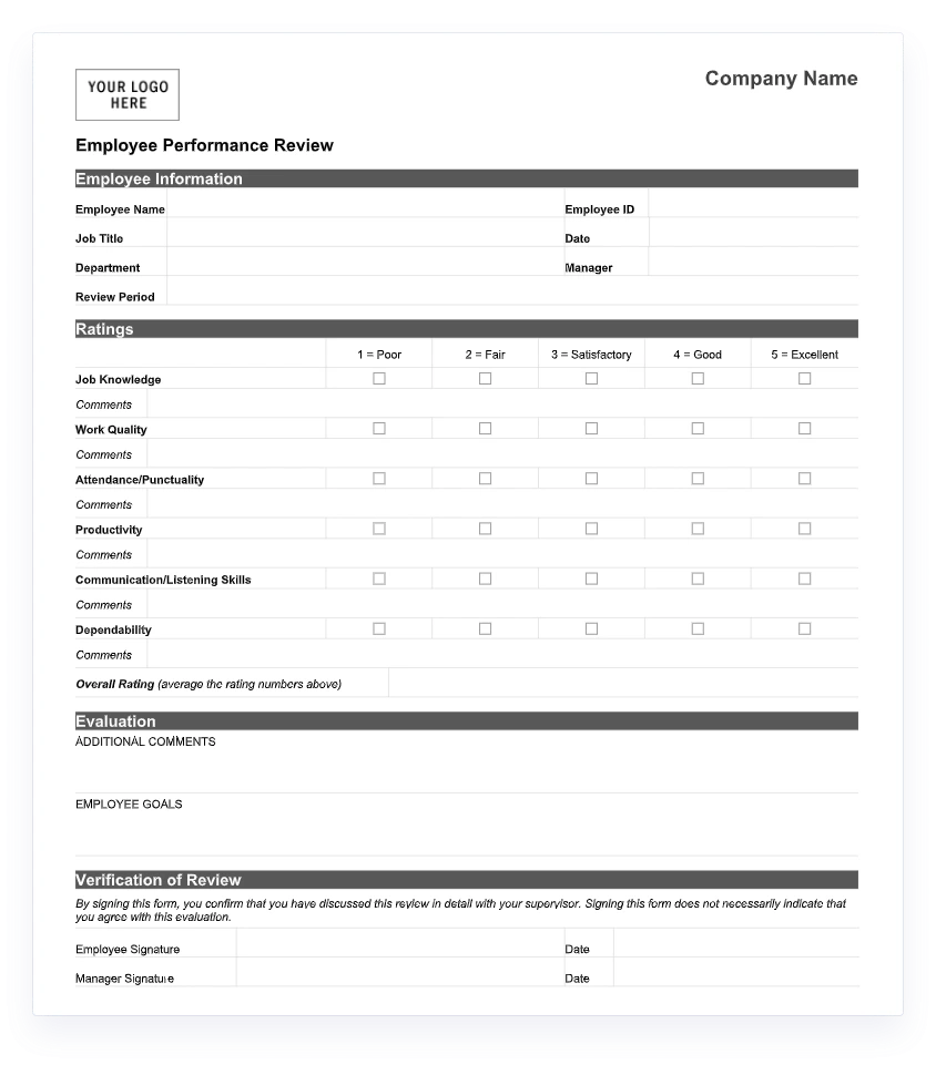 10 Microsoft Word Performance Review Templates Free 10 Microsoft Word Performance Review Templates Free