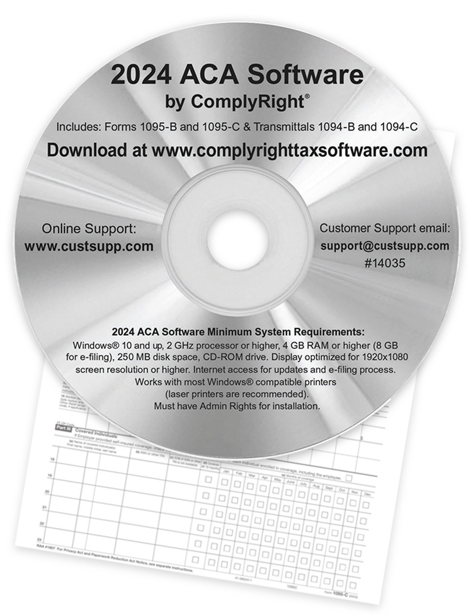 1095 Software For ACA Health Insurance Reporting Discount Tax Forms
