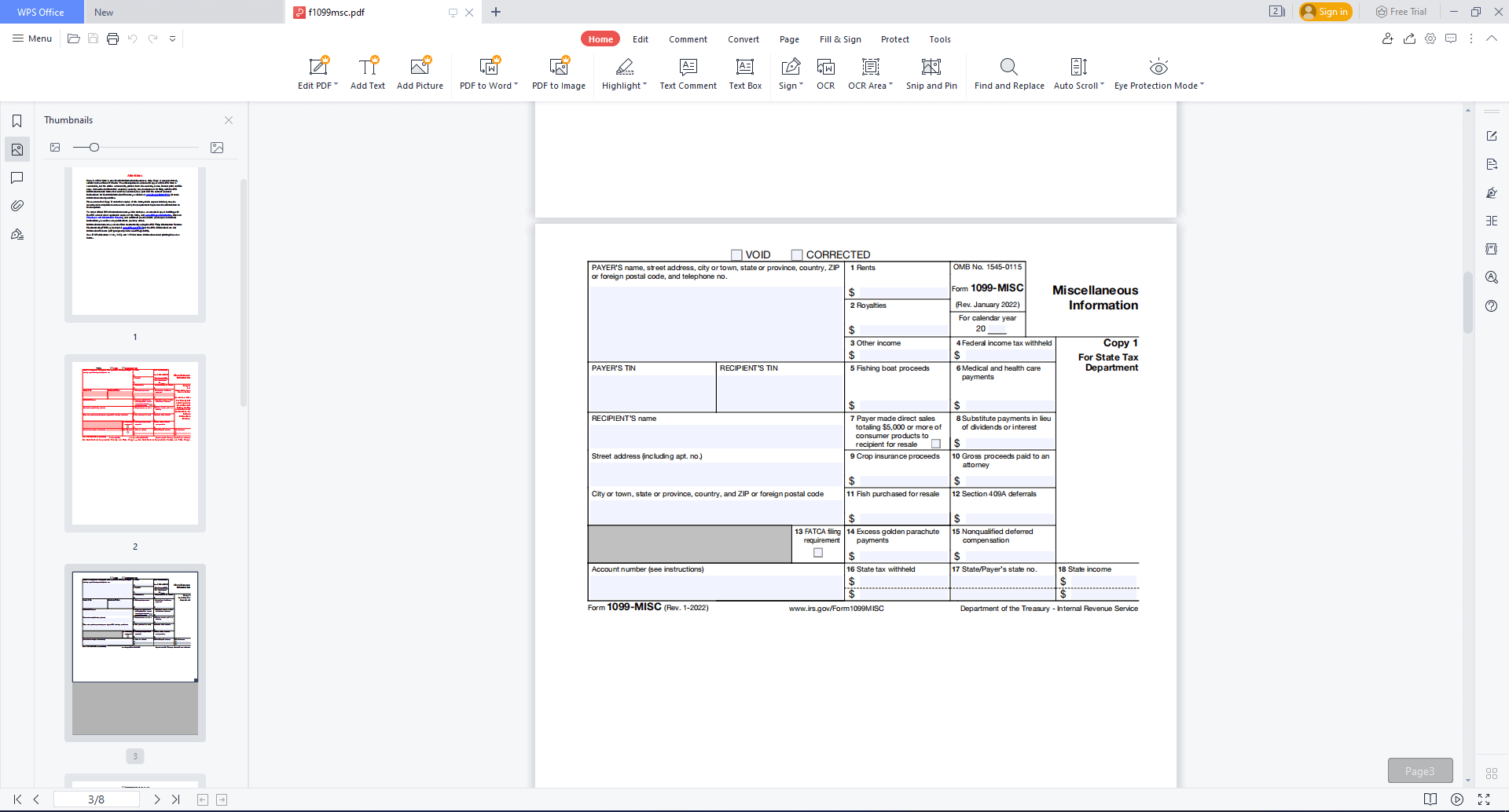 1099 Form PDF Review All You Need To Know WPS PDF Blog 1099 Form PDF Review All You Need To Know WPS PDF Blog