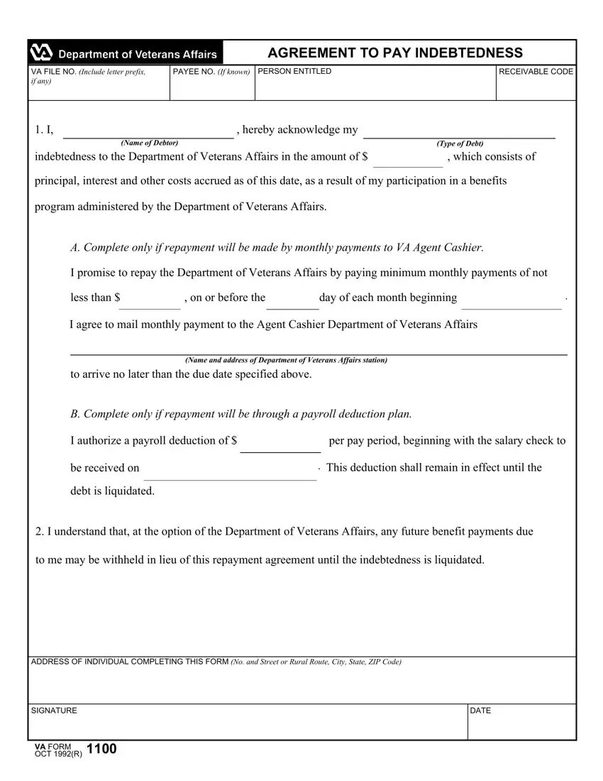 1100 Form Fill Out Printable PDF Forms Online