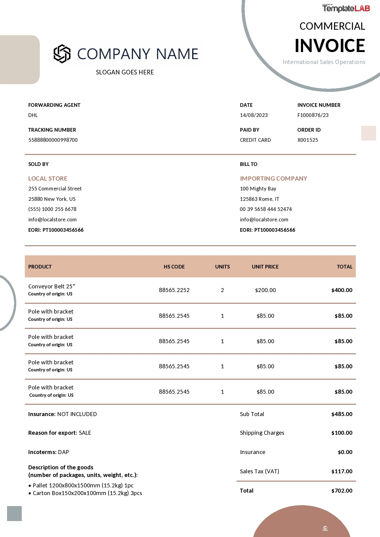 Printable Invoice Forms