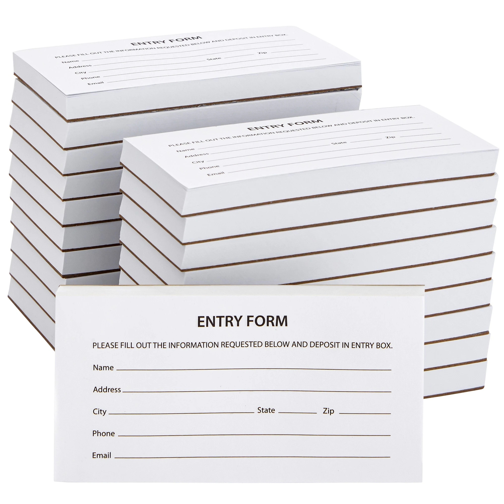 2000 Raffle Ticket Sheets Blank Entry Forms For Contests School Events White 20 Pads Bed Bath Beyond 37388421
