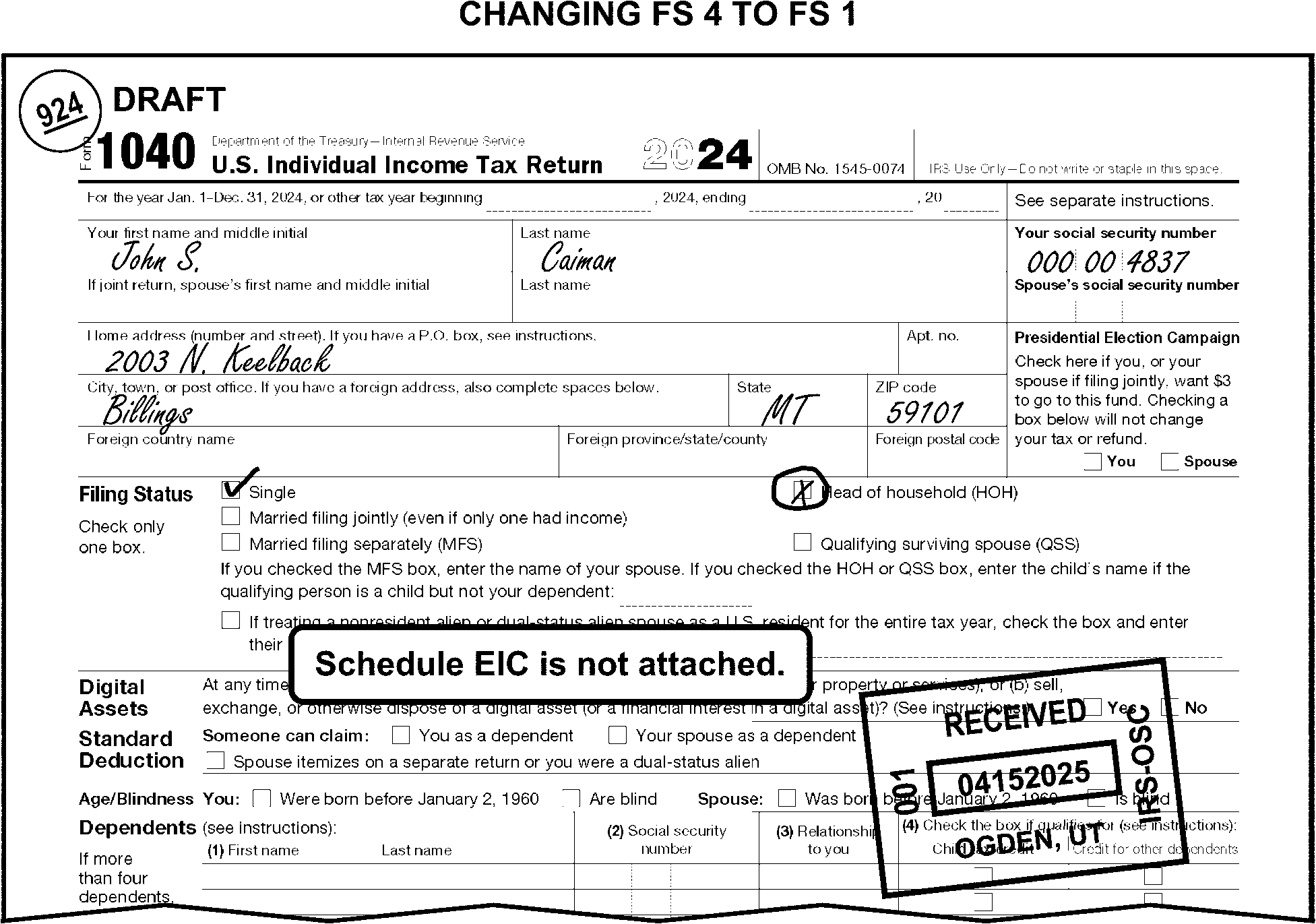 3 11 3 Individual Income Tax Returns Internal Revenue Service