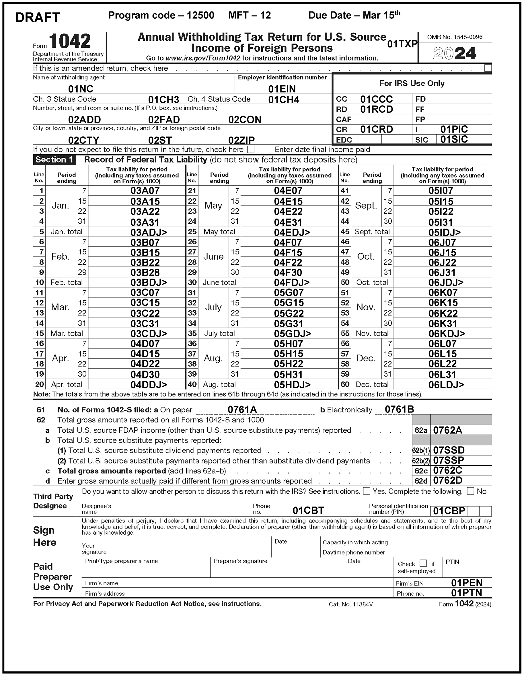 Free Printable Income Execution Form 5241