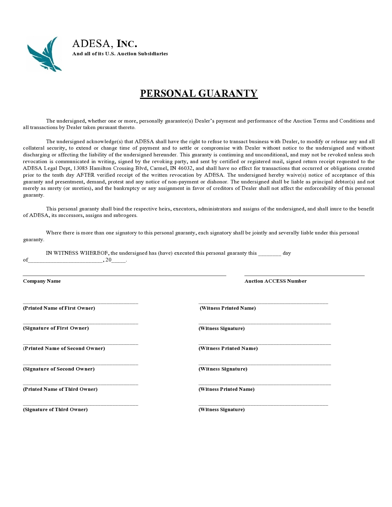 30 Best Personal Guarantee Forms Templates TemplateArchive 30 Best Personal Guarantee Forms Templates TemplateArchive