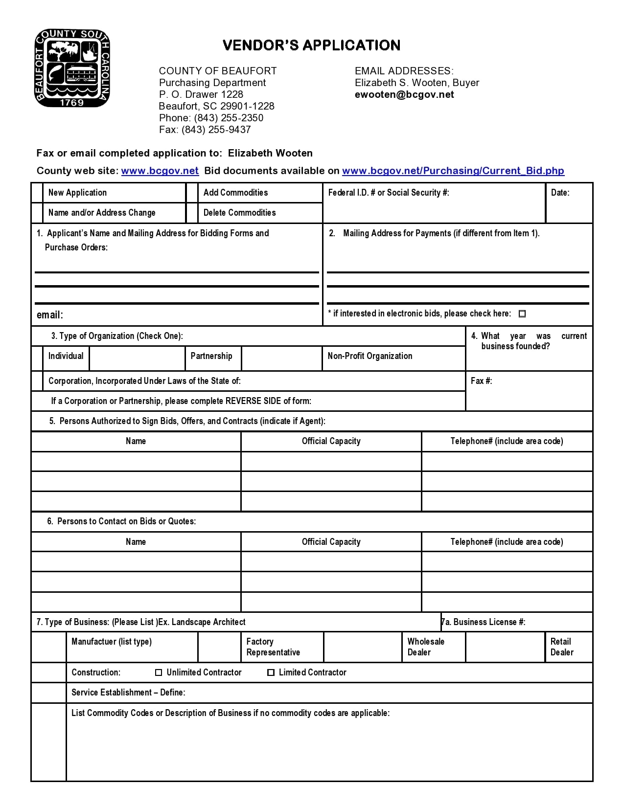 30 Free Vendor Application Forms Templates TemplateArchive