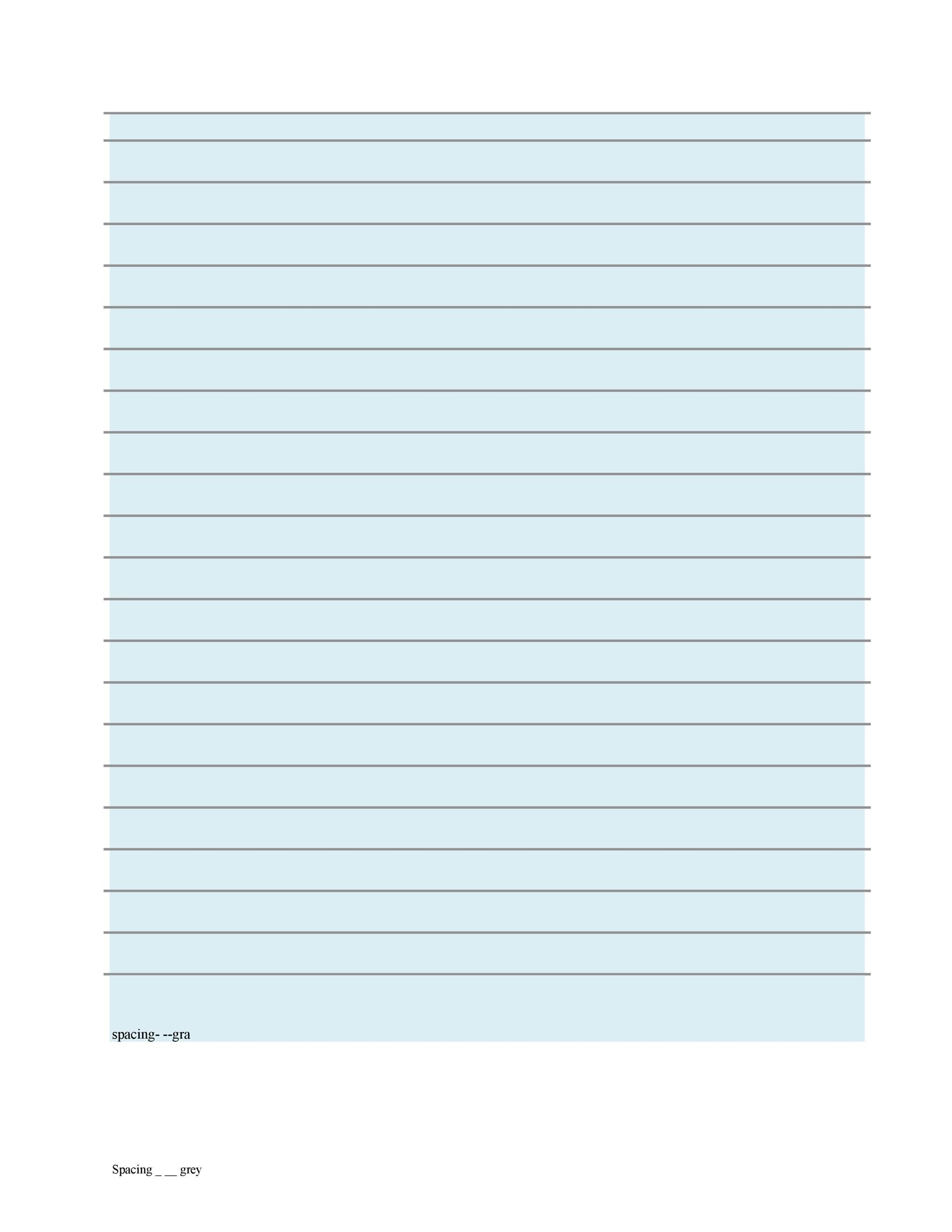 Free Printable Lined Form