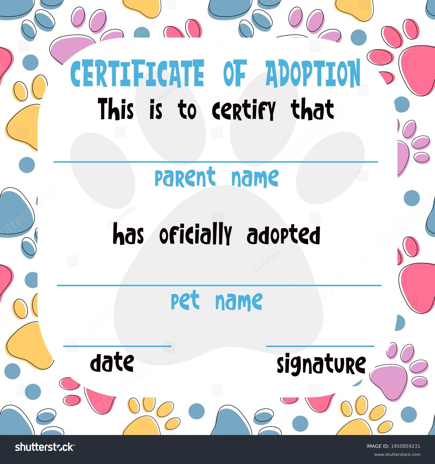 4 Hundred Adoption Certificate Royalty Free Images Stock Photos Pictures Shutterstock
