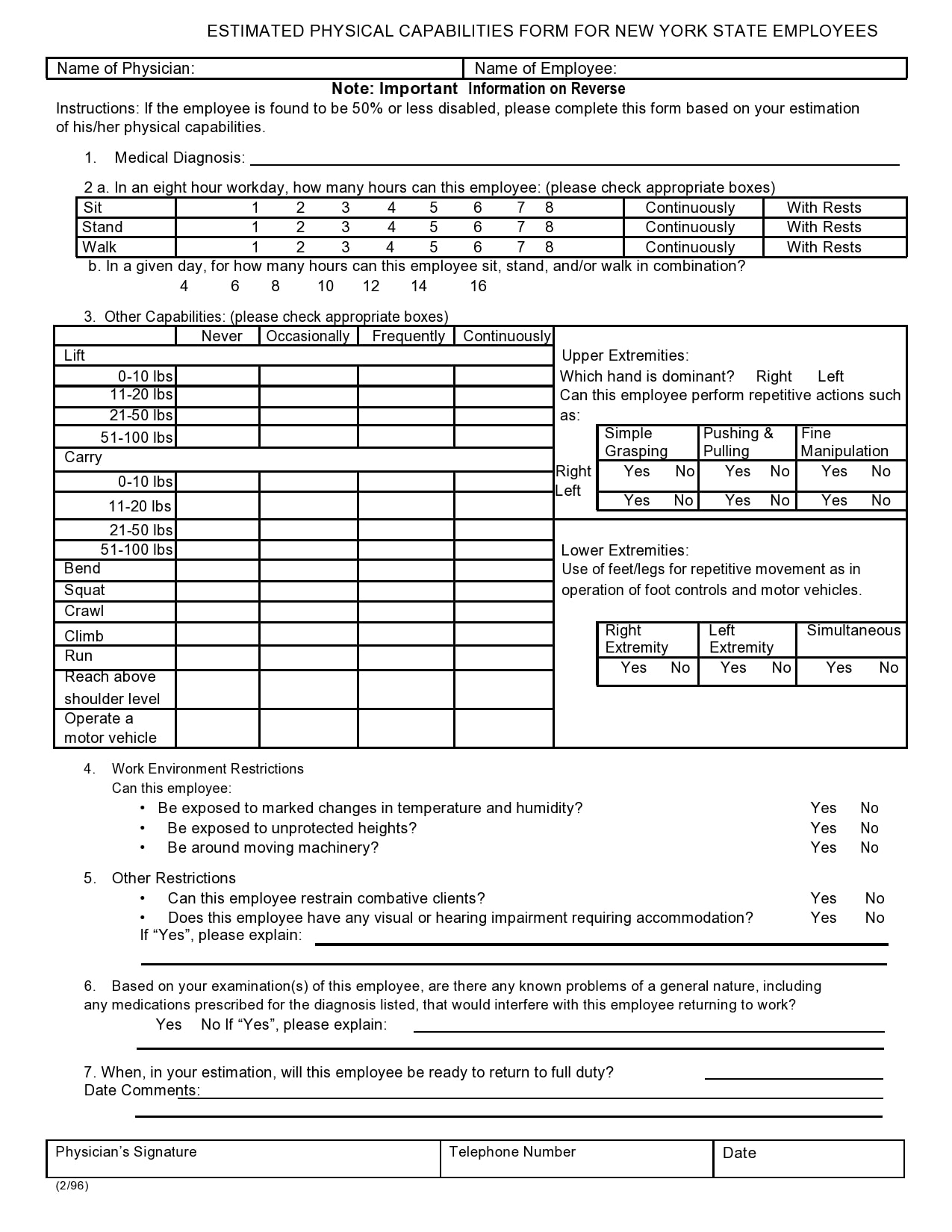 Printable Physical Forms