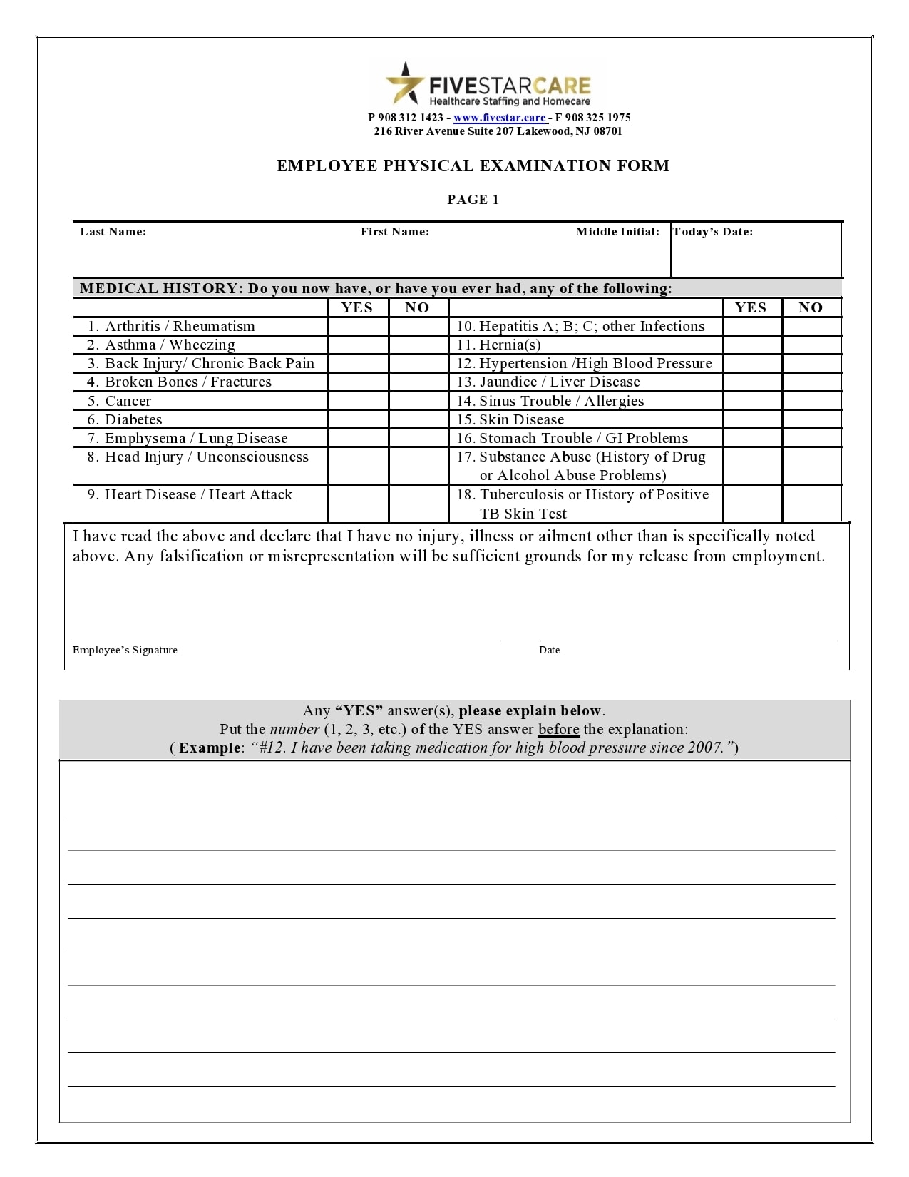 Tb Skin Test Form Printable