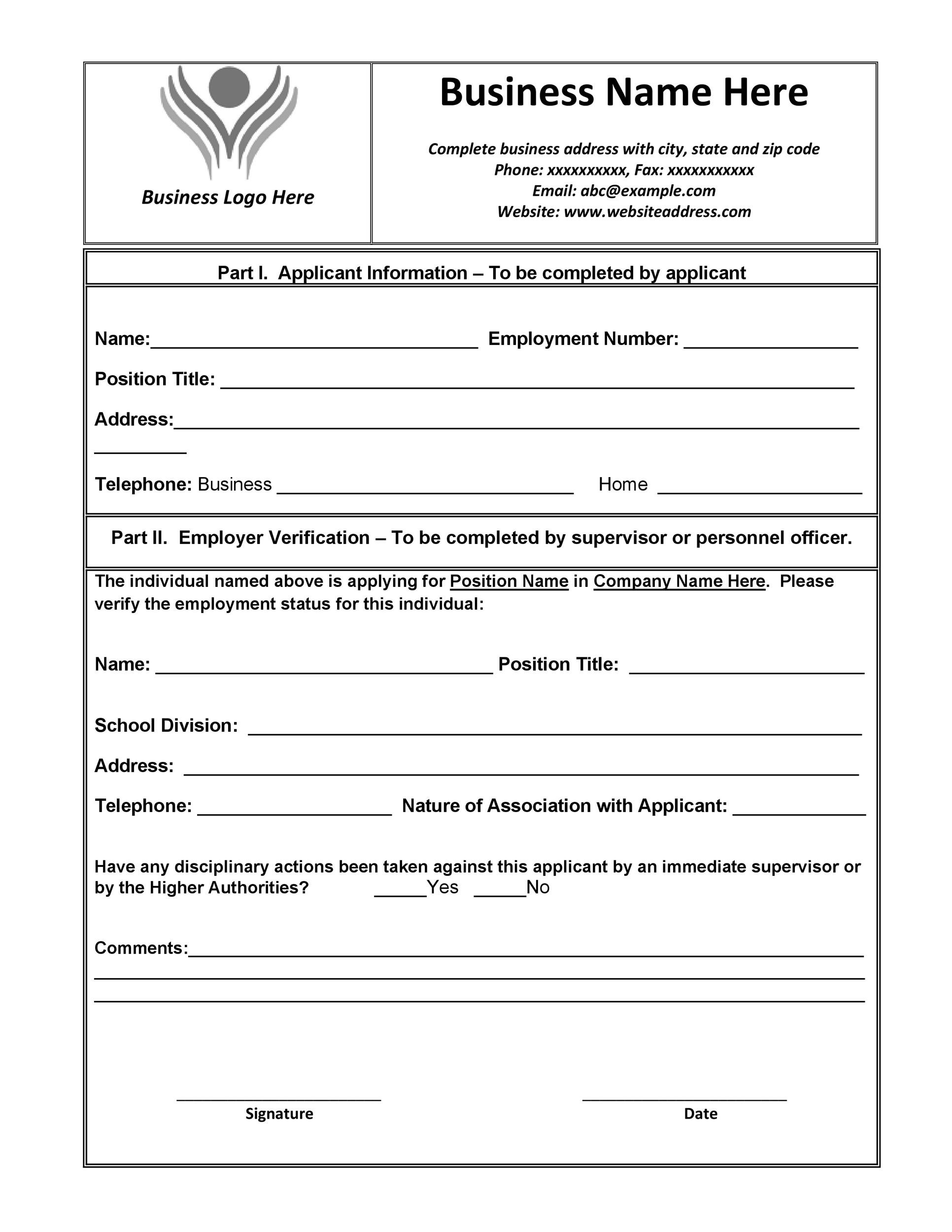 40 Proof Of Employment Letters Employment Verification Letters 40 Proof Of Employment Letters Employment Verification Letters