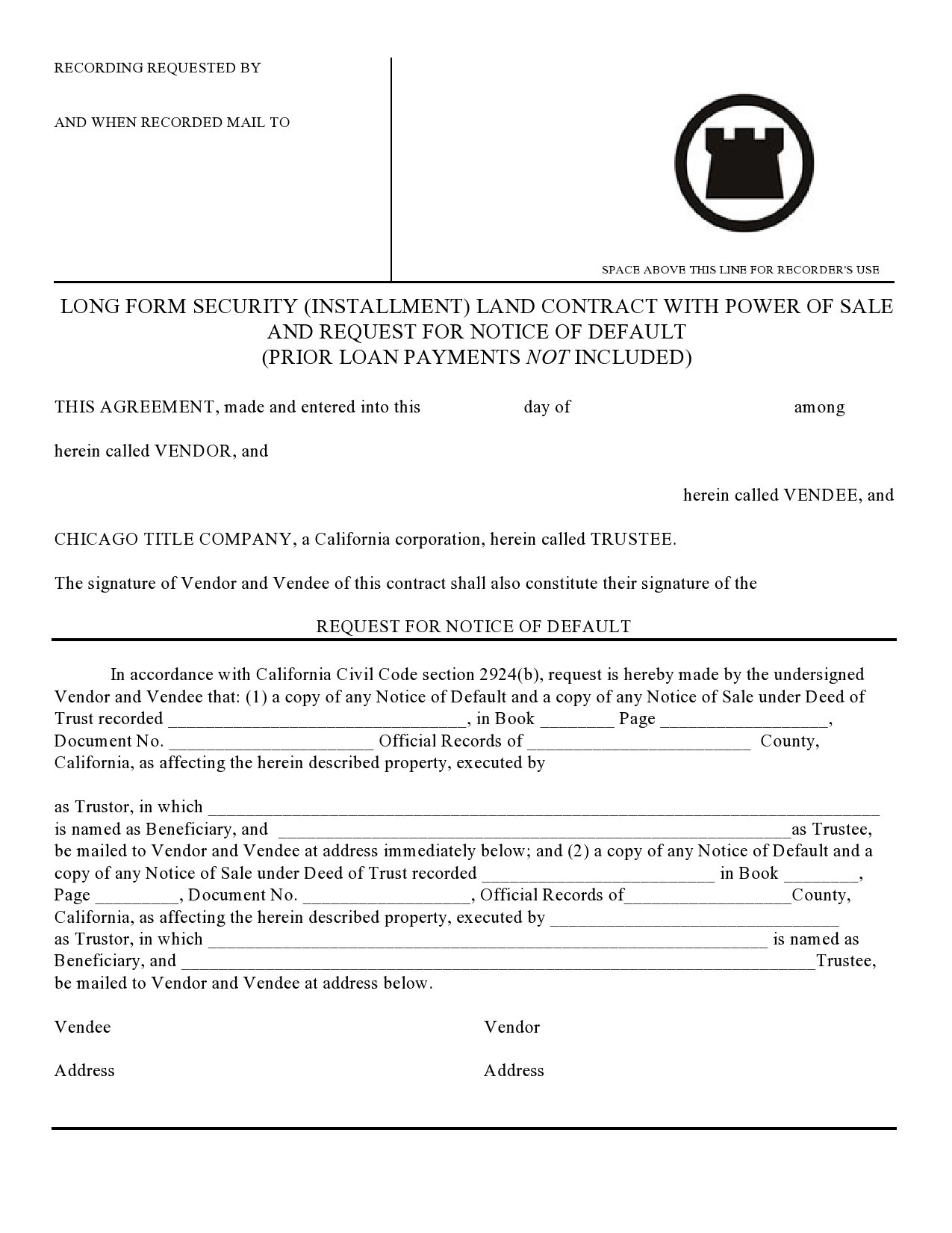 44 Professional Land Contract Forms All States TemplateLab
