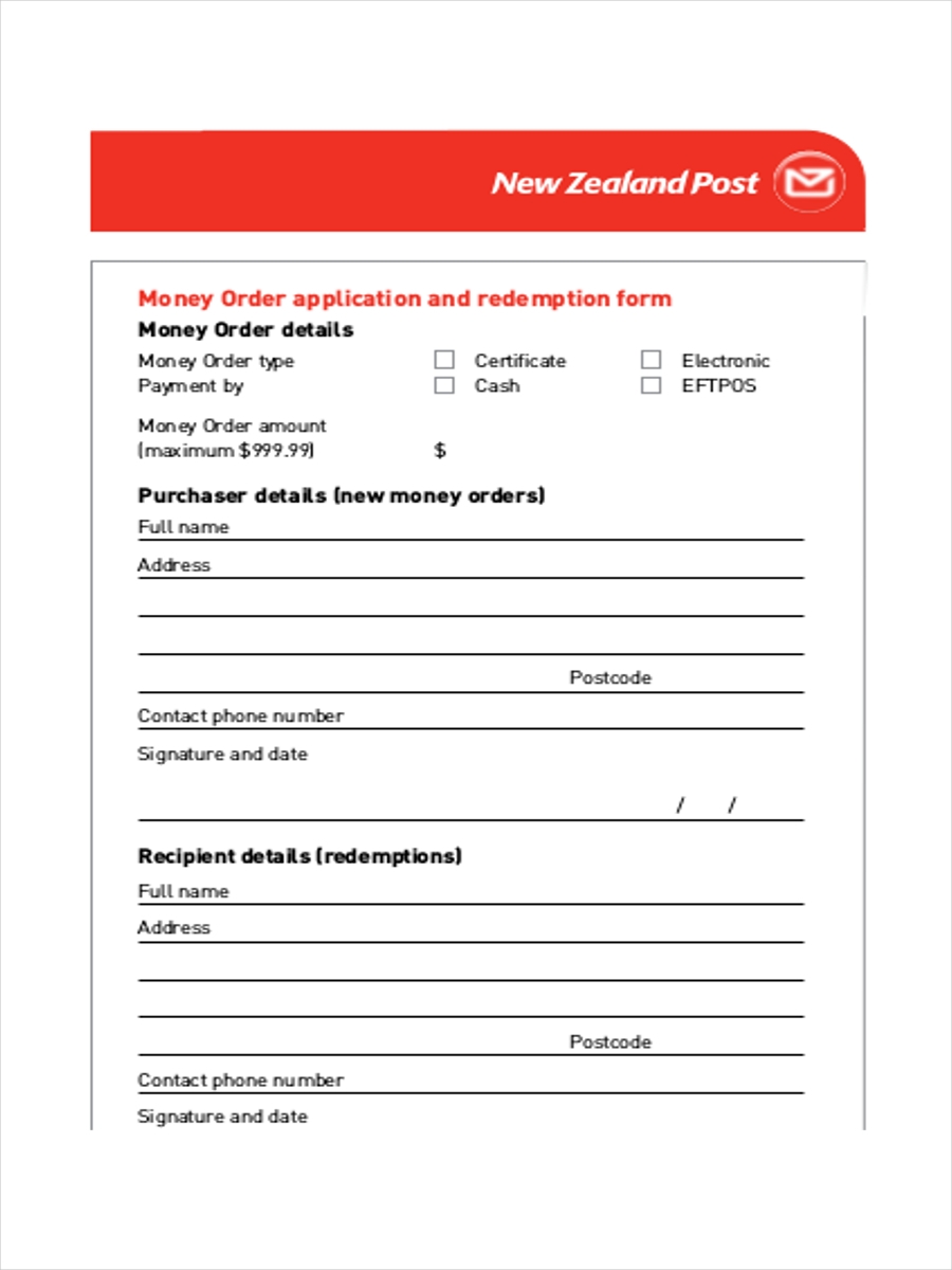 Money Order Inquiry Form Printable