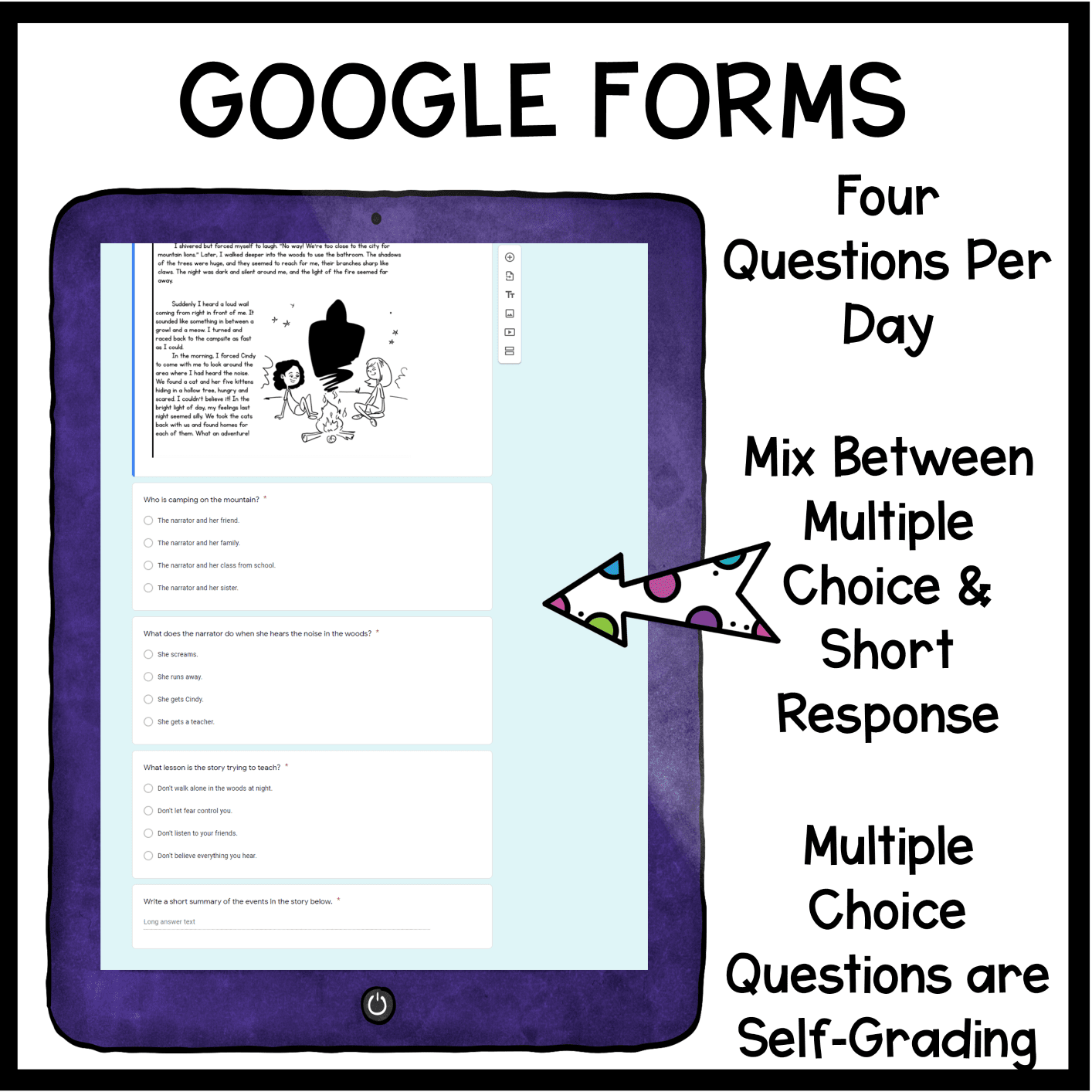 5th Grade Reading Spiral Review Quarter 1 MagiCore