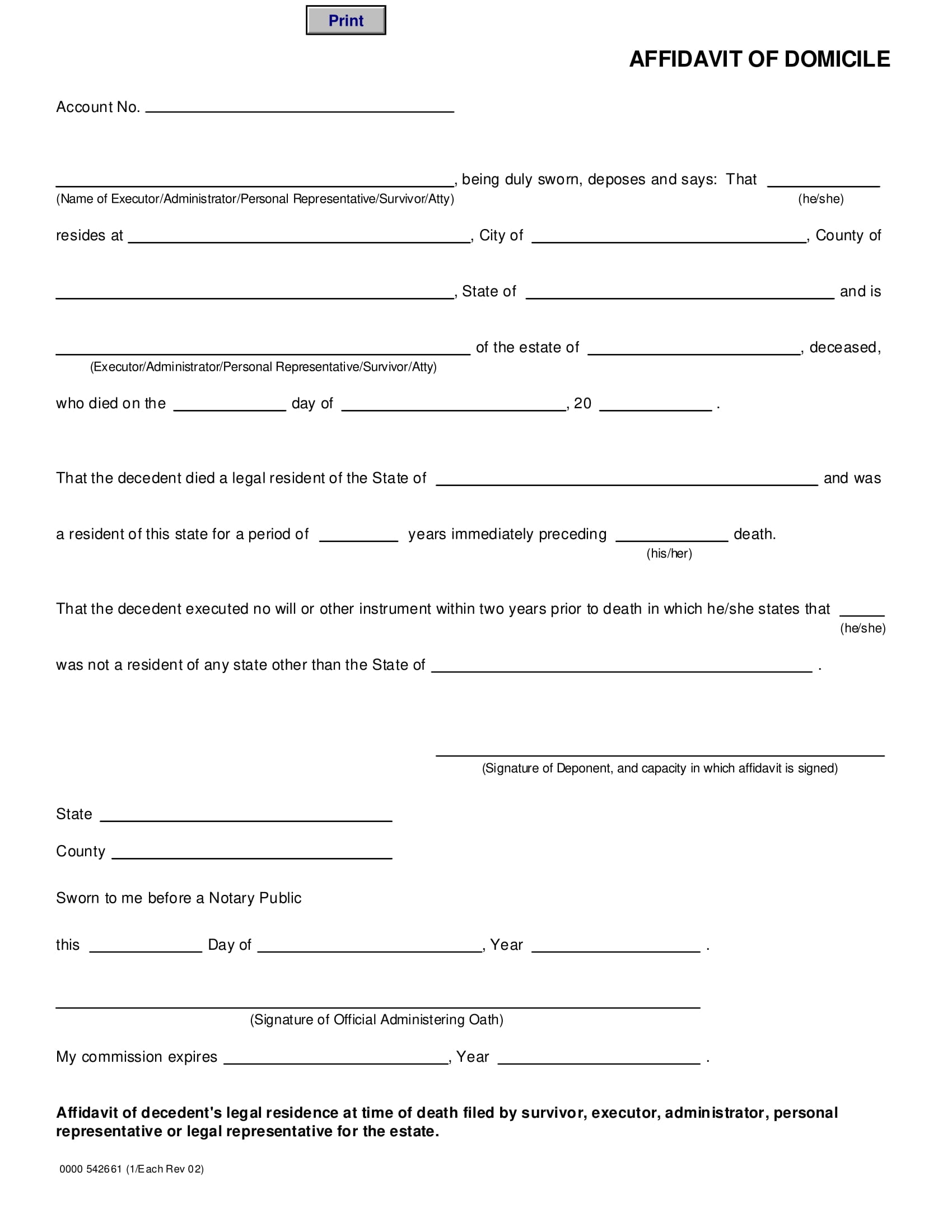 9 Affidavit Of Domicile Examples To Download