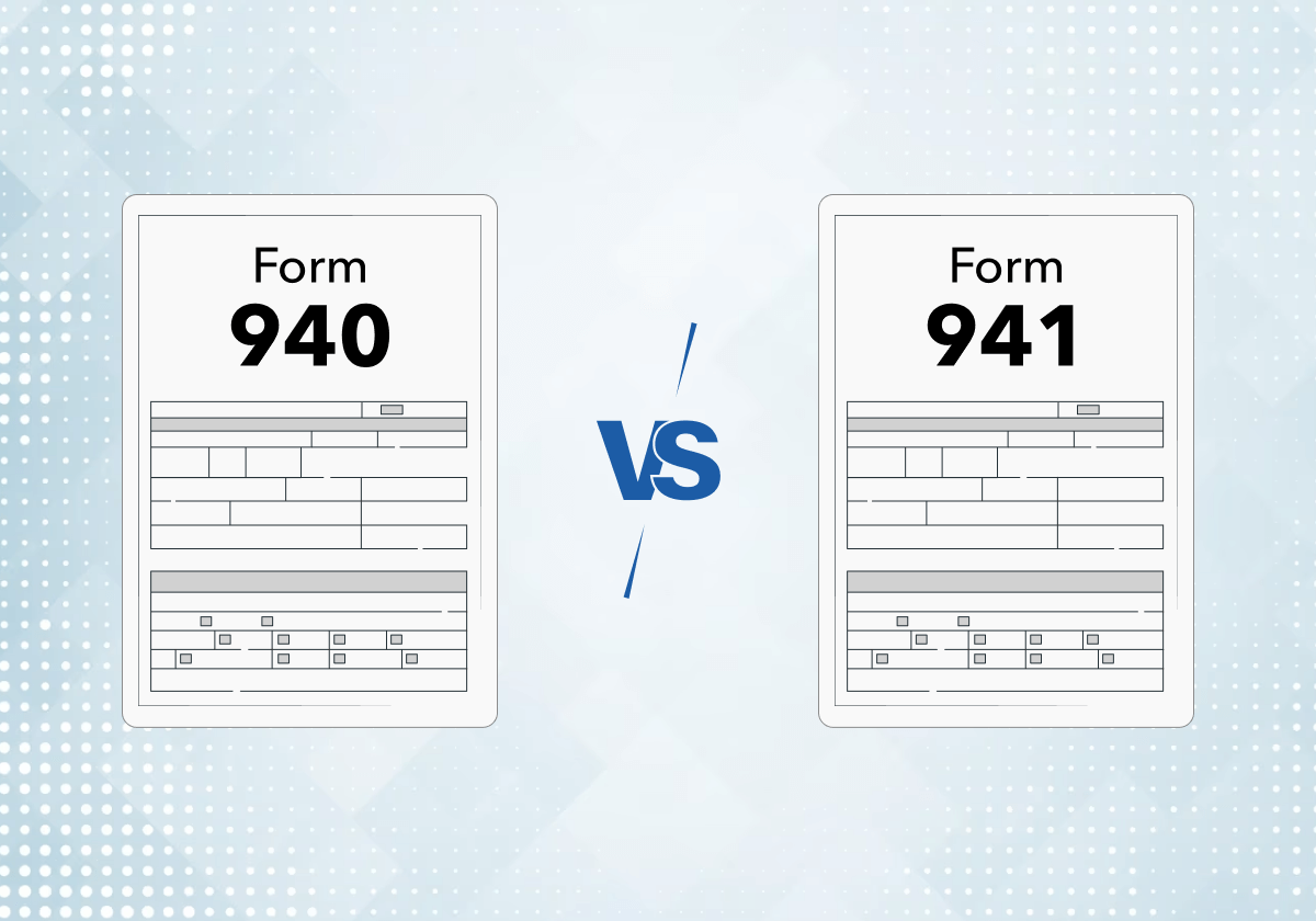 940 Vs 941 What s The Difference Between Them When To Use FUTA 940 And 941 Quarterly Tax Forms