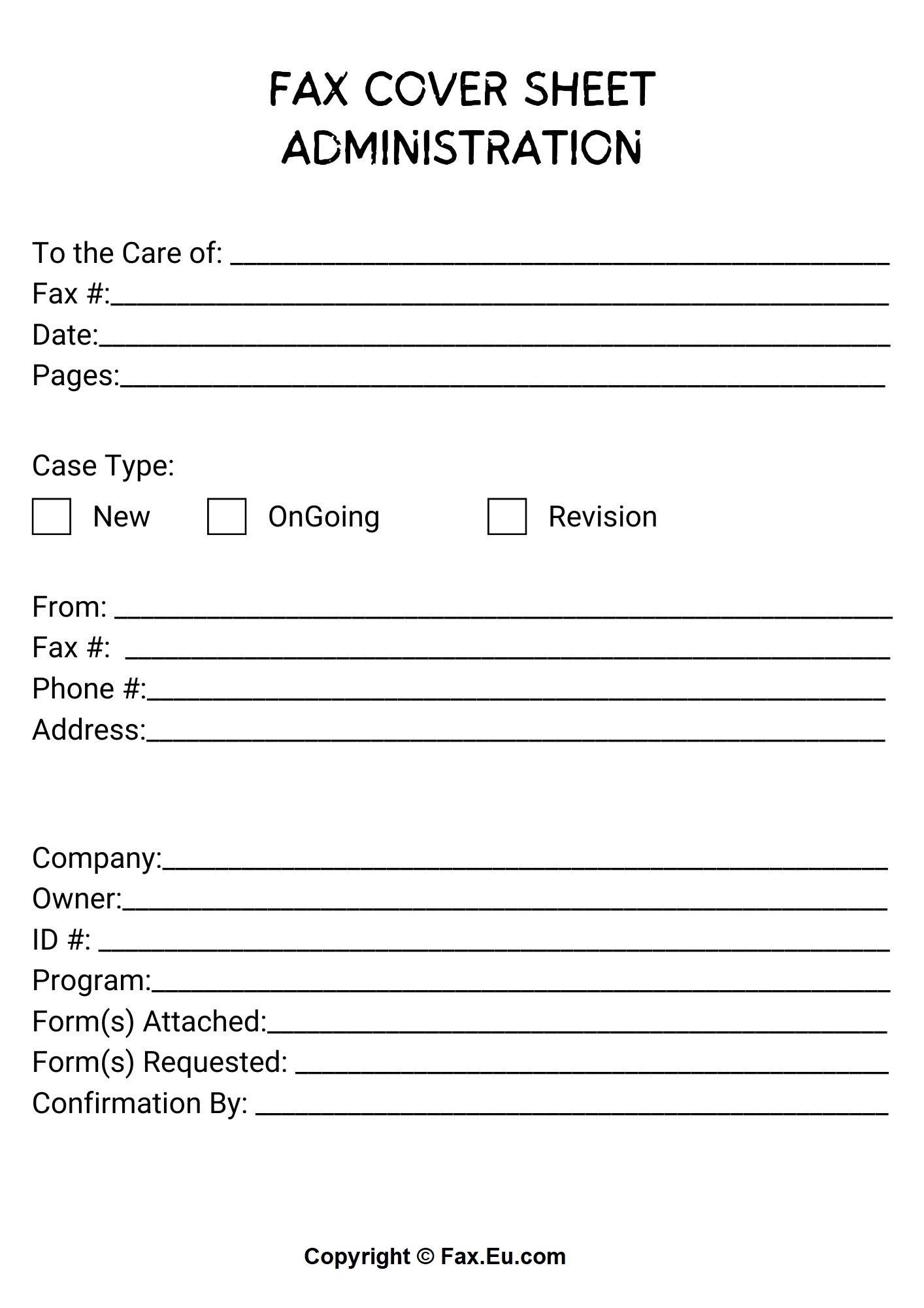 Administration Fax Cover Sheet Printable And Editable Free Fax Cover Sheet Templates Administration Fax Cover Sheet Printable And Editable Free Fax Cover Sheet Templates