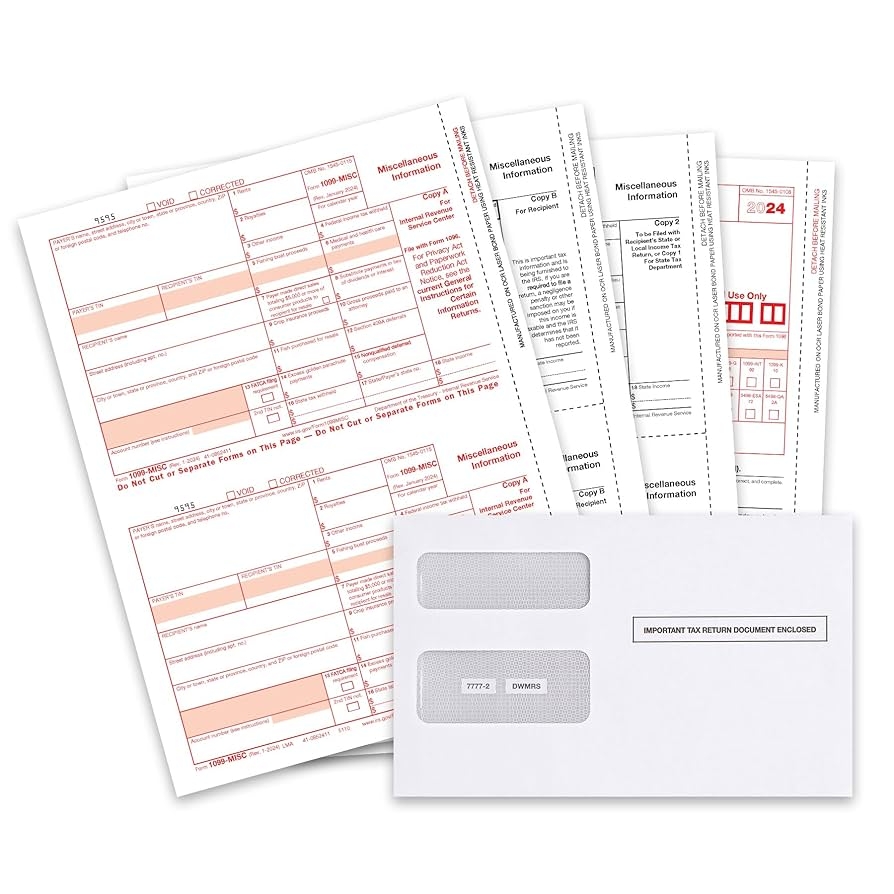 Free Printable 1099 Misc Forms