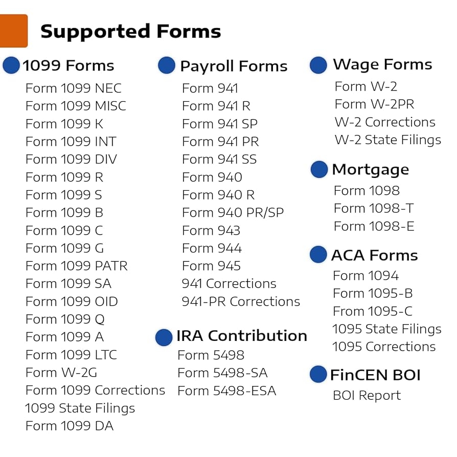 Amazon 2024 TFA Software For Tax Form Filing Print Mail And Efile W2 And 1099 Forms For Windows And Mac Office Products Amazon 2024 TFA Software For Tax Form Filing Print Mail And Efile W2 And 1099 Forms For Windows And Mac Office Products