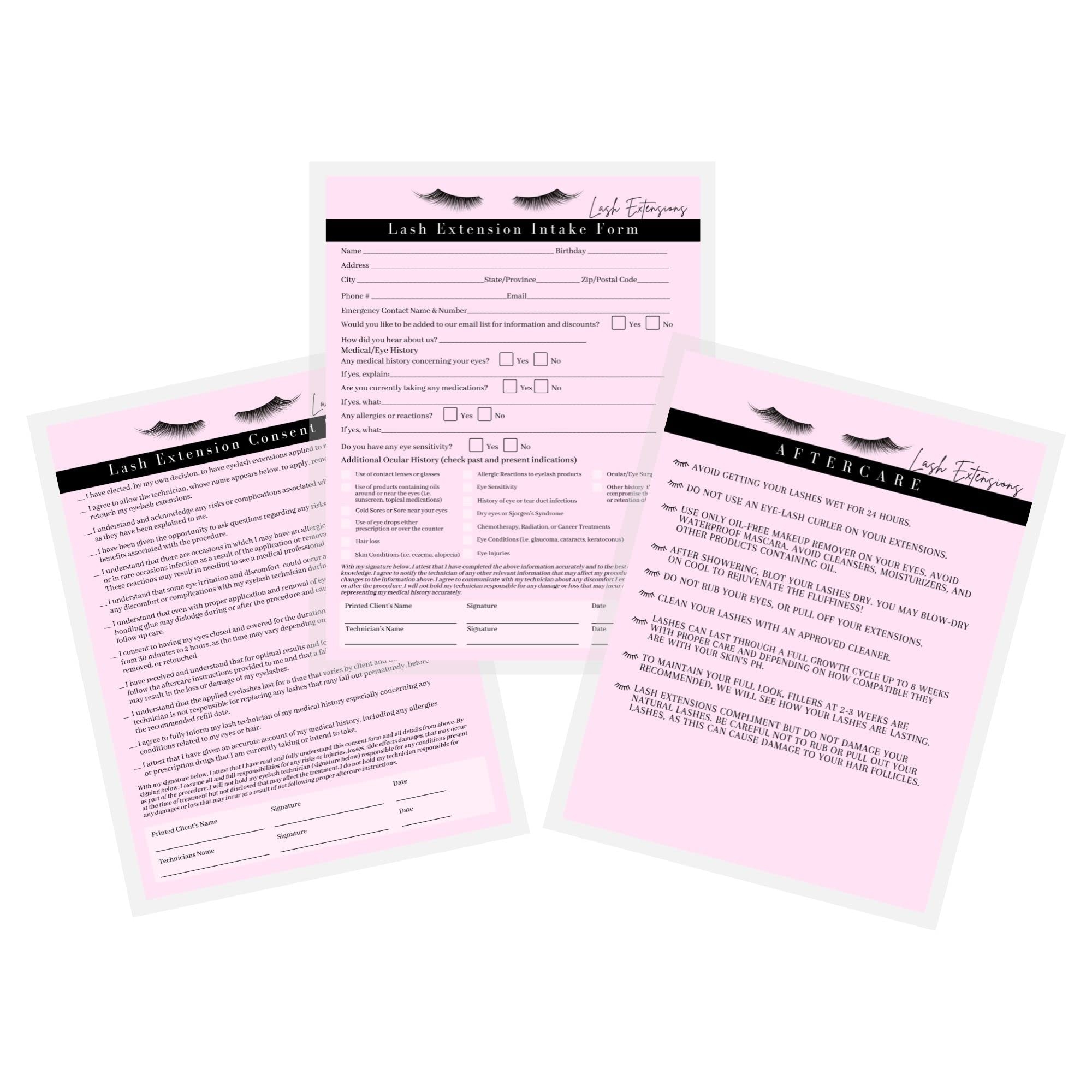 Amazon Lash Extension Consent Form Intake Form Aftercare Form 75 Pack 8 5x11 Inch Paper Eyelash Extension Supplies Client Signature 25 Consent Forms 25 Intake Forms 25 Aftercare Forms Office Products Amazon Lash Extension Consent Form Intake Form Aftercare Form 75 Pack 8 5x11 Inch Paper Eyelash Extension Supplies Client Signature 25 Consent Forms 25 Intake Forms 25 Aftercare Forms Office Products