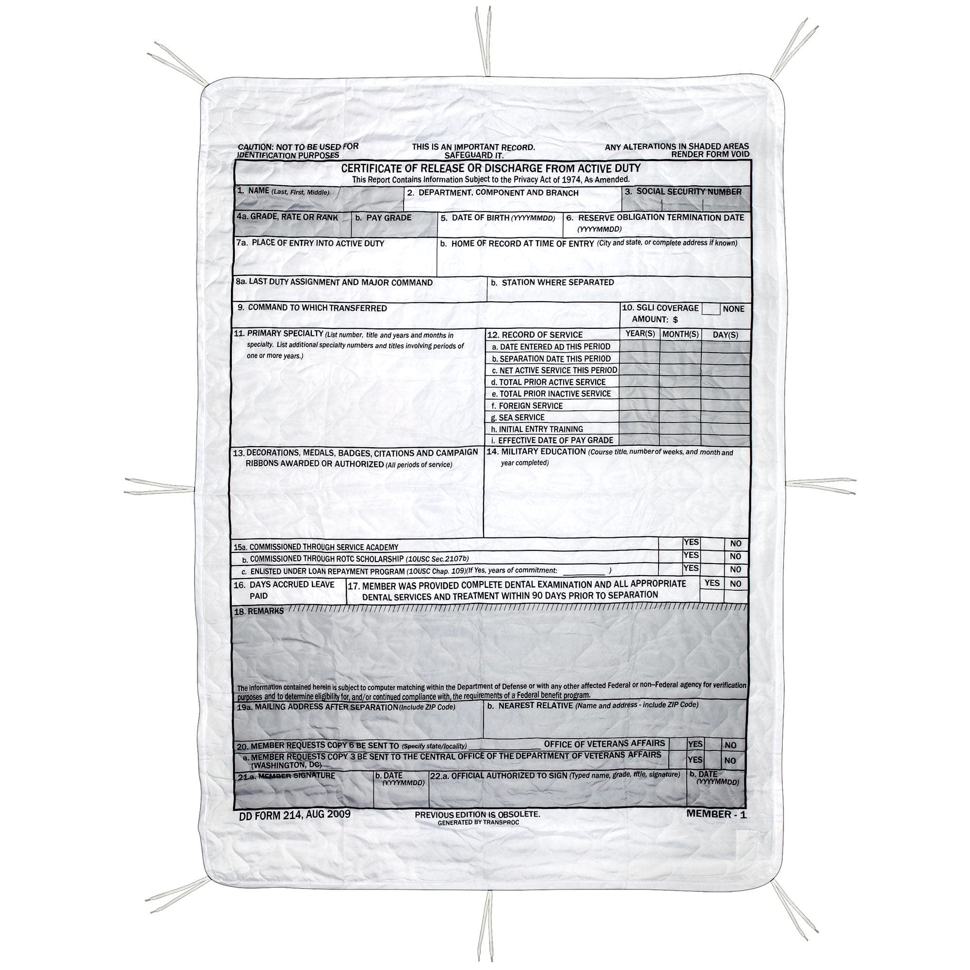 Amazon MEDALS OF AMERICA EST 1976 DD 214 Woobie Blanket Military Poncho Liner Sports Outdoors Amazon MEDALS OF AMERICA EST 1976 DD 214 Woobie Blanket Military Poncho Liner Sports Outdoors
