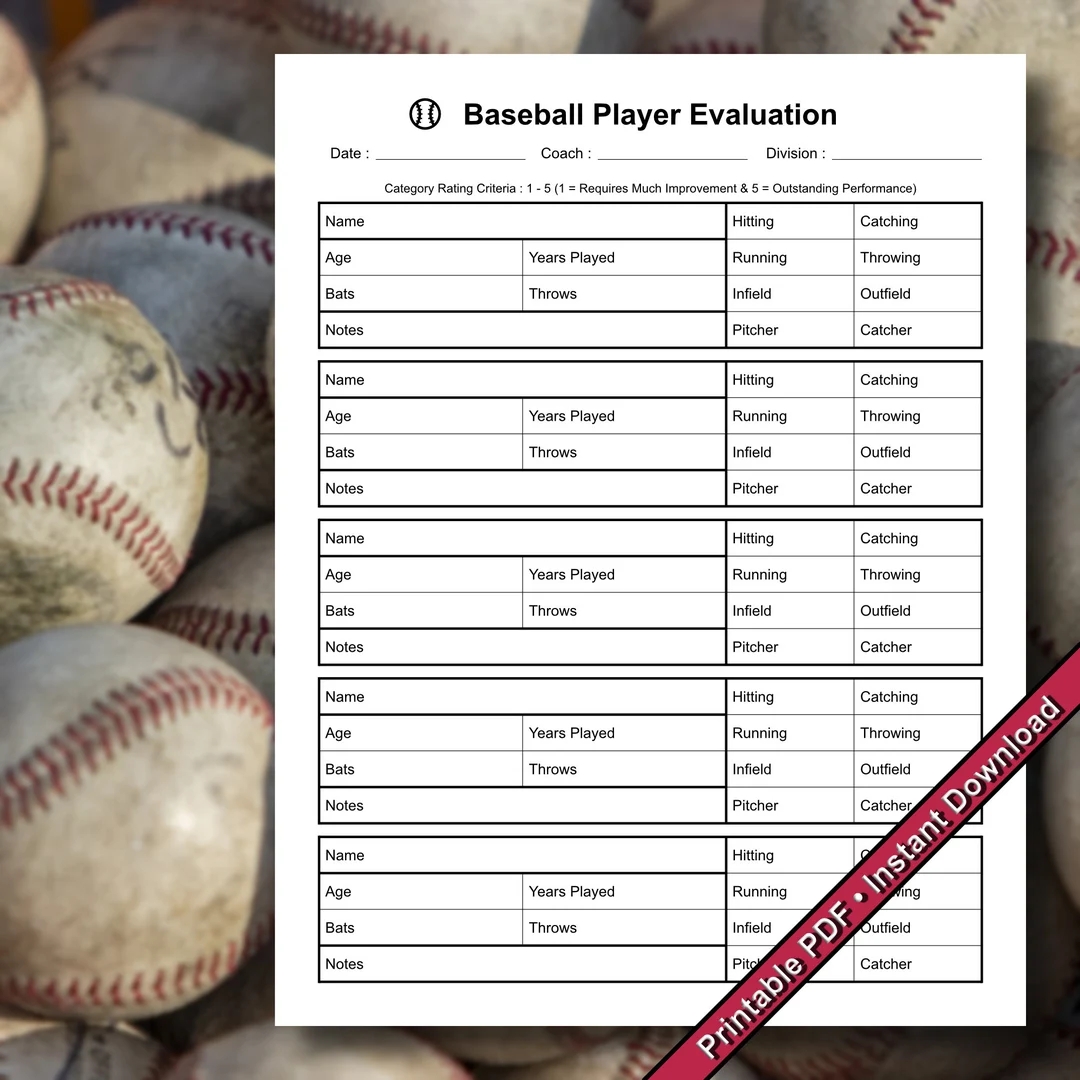 Free Printable Basketball Evaluation Forms