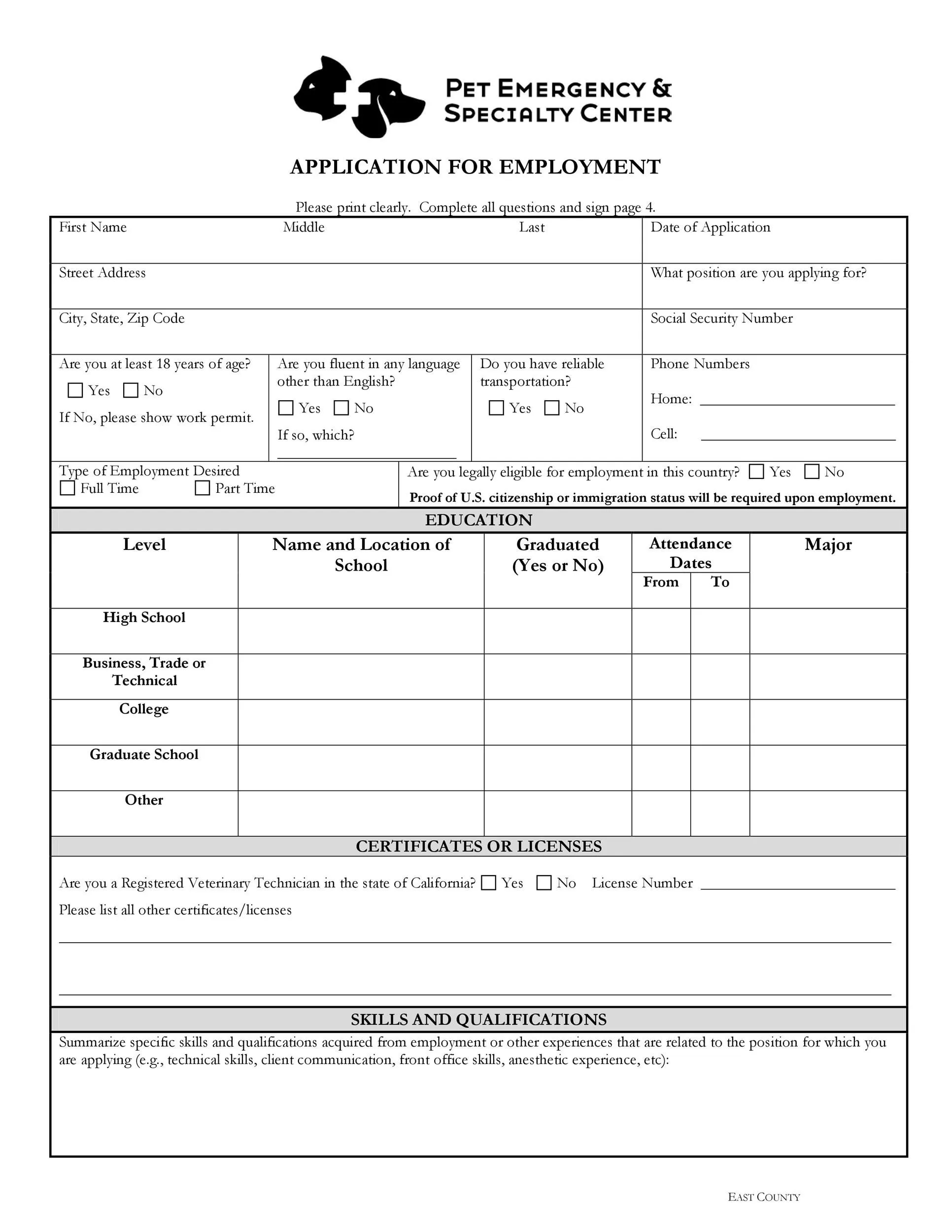 Basic Job Application Printable Printable Party Favors Basic Job Application Printable Printable Party Favors