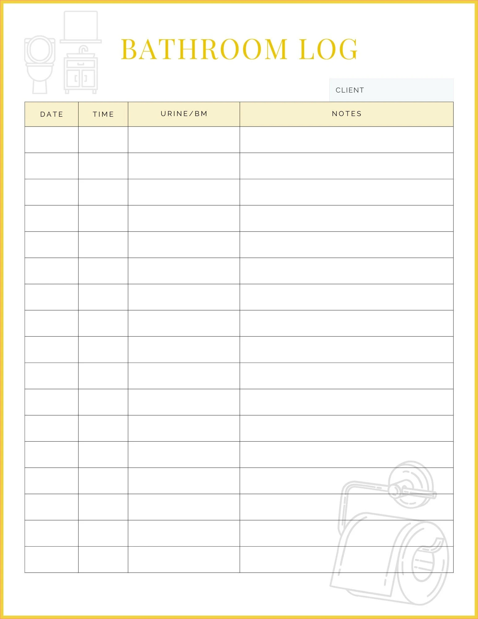 Child Care Bathroom Forms Printable Child Care Bathroom Forms Printable