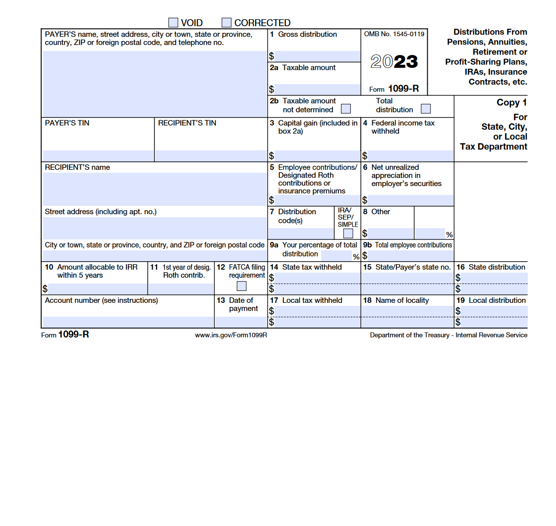 Printable Irs 1099 Form