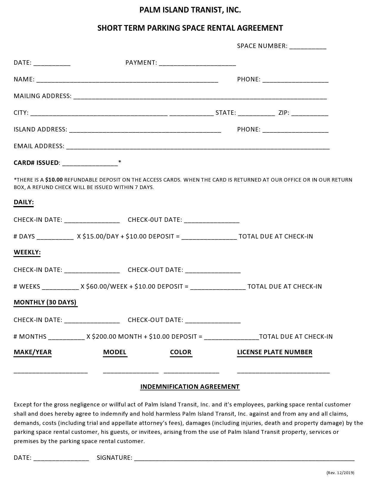 Blank Free Printable Lease Agreement Zosenchucy1976 s Ownd