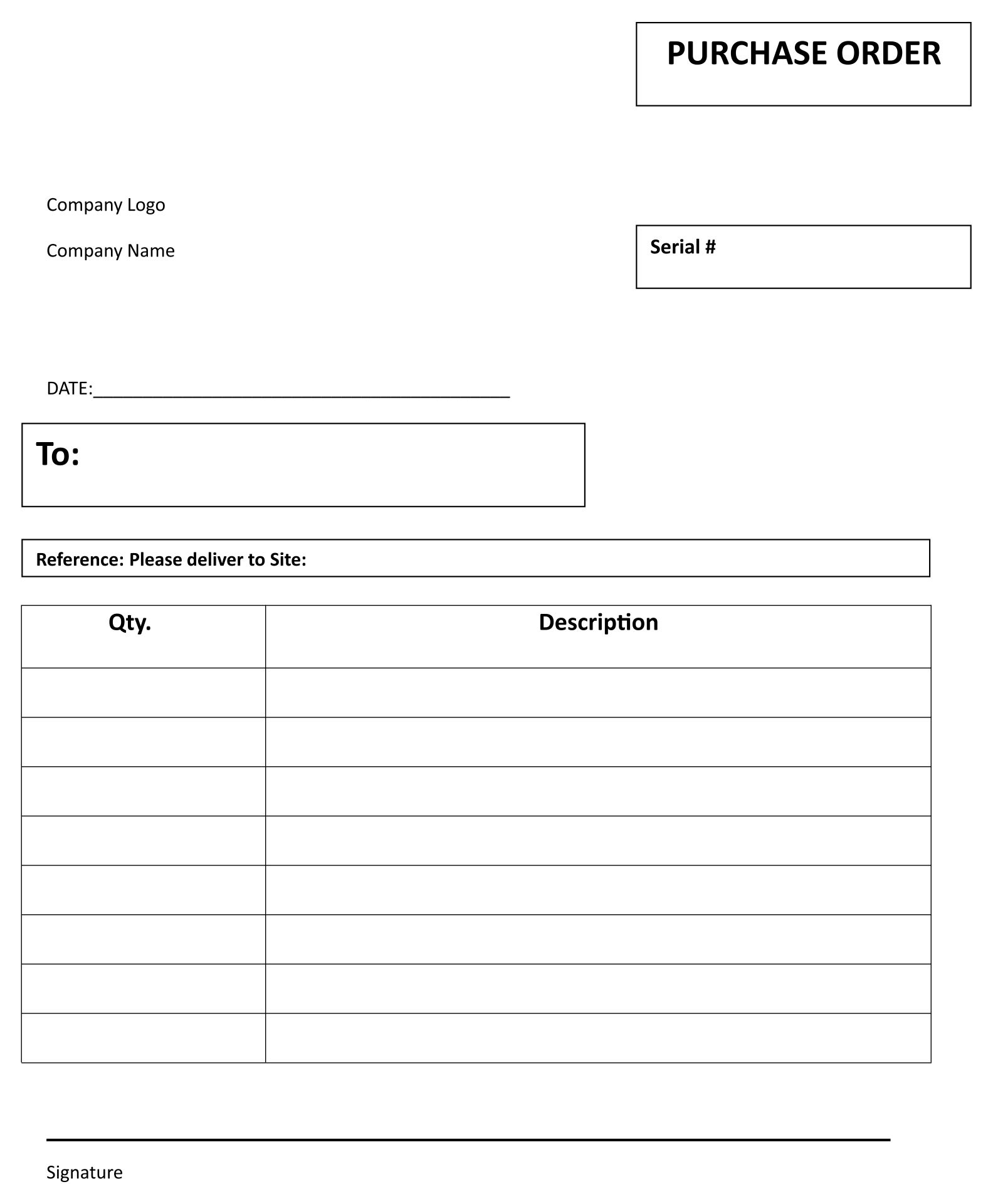Blank Order Forms 10 Free PDF Printables Printablee