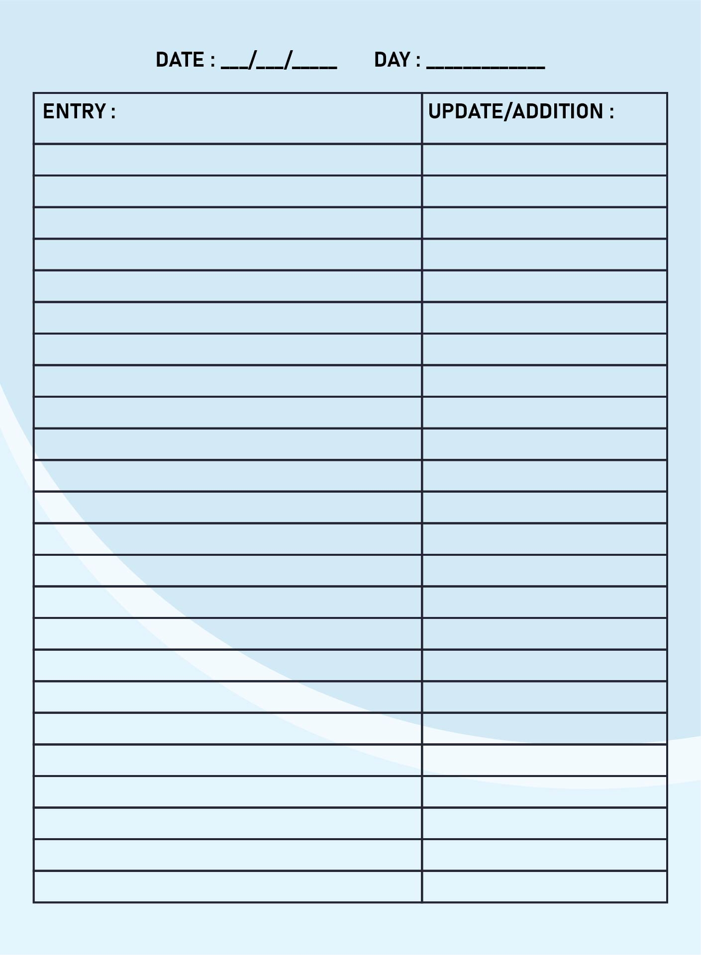 Printable Order Form Printable Order Form