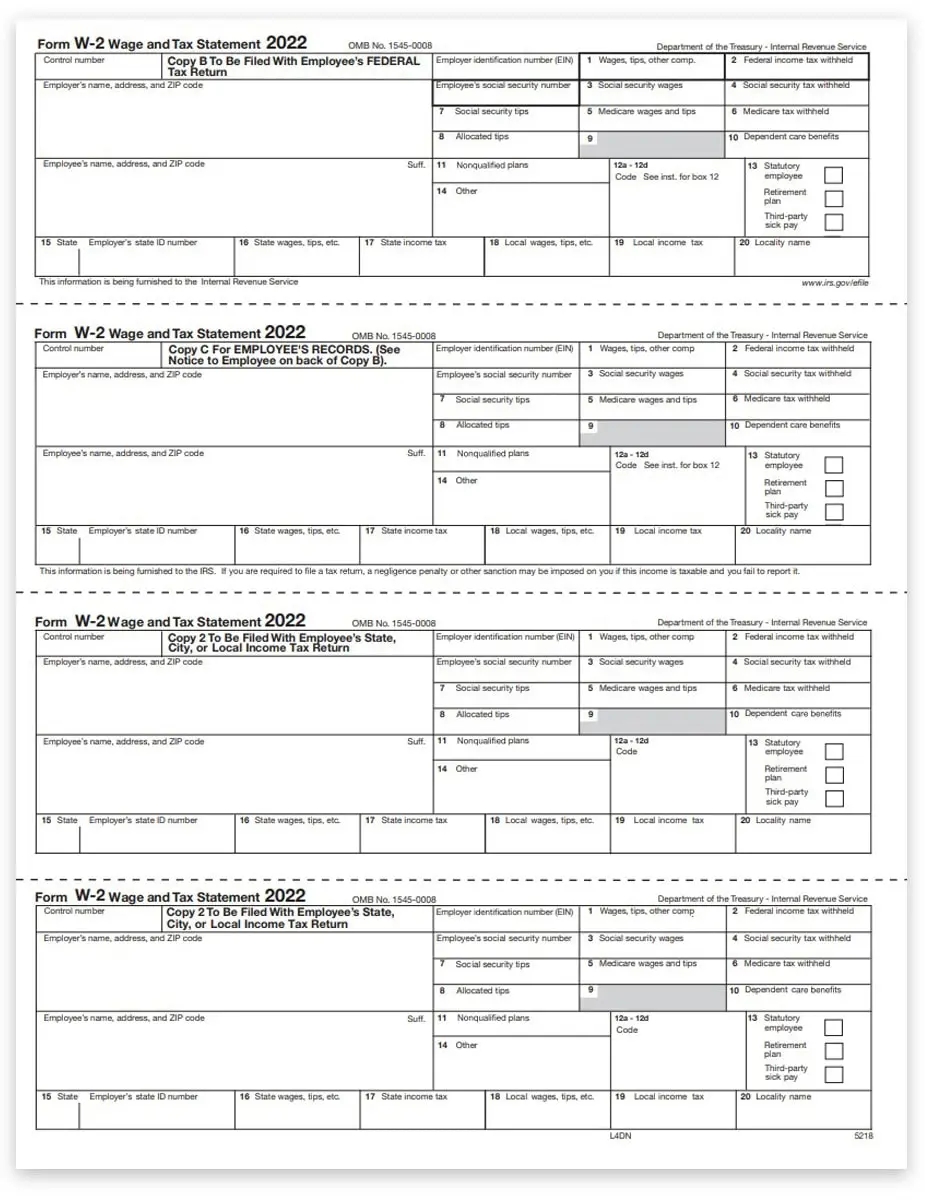 Blank W2 Form Printable Printable Party Favors