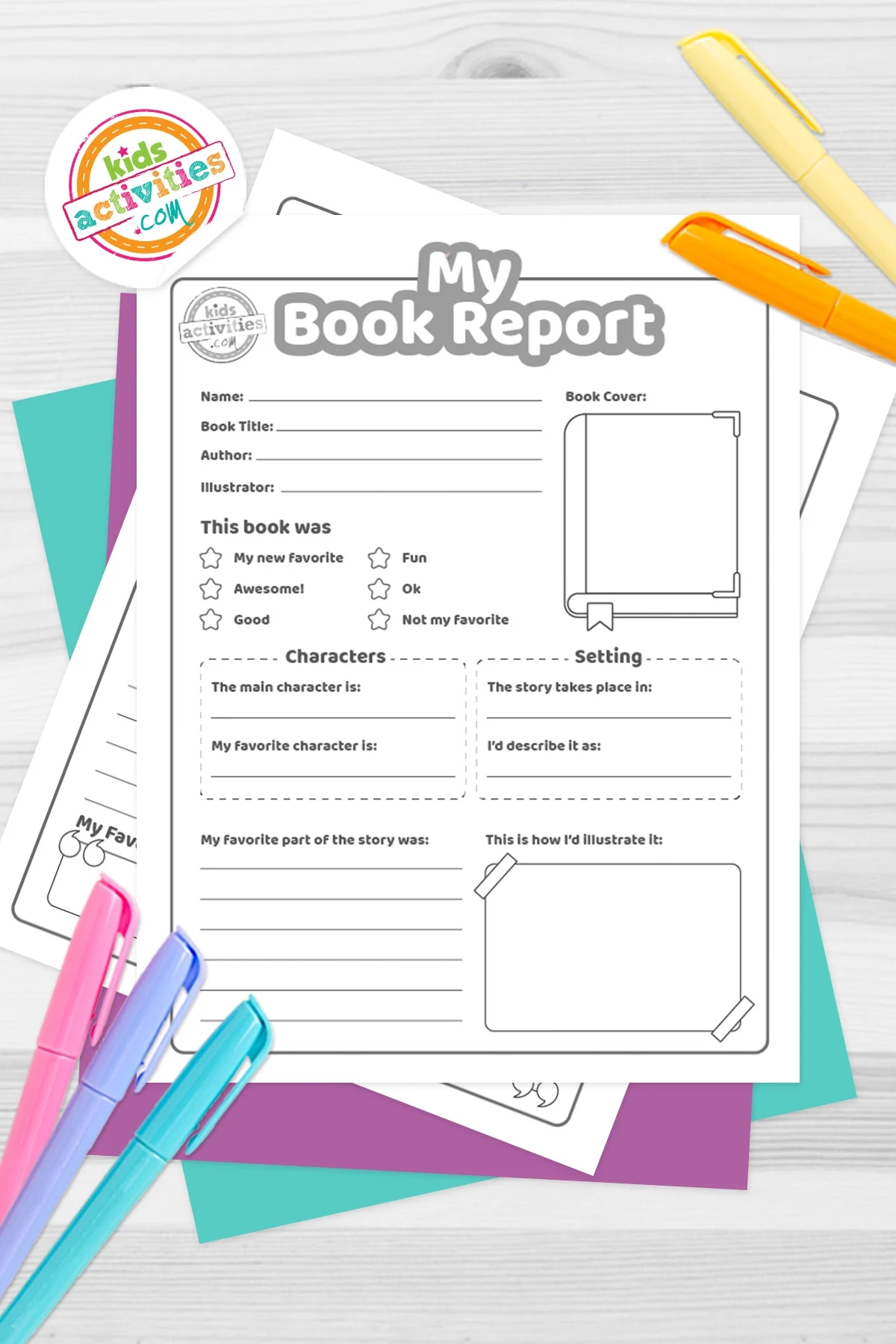 Printable Book Report Forms