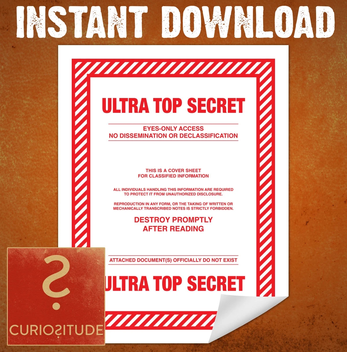 Buy Confidential Sticker Online In India Etsy India