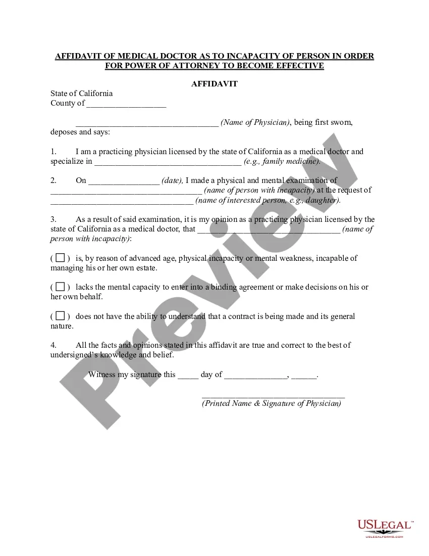 California Disability Form For Doctor To Fill Out US Legal Forms
