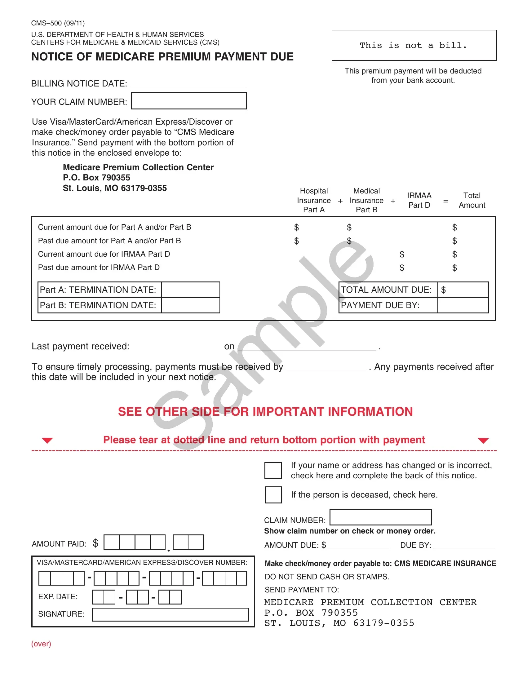 Cms 500 Form Fill Out Printable PDF Forms Online
